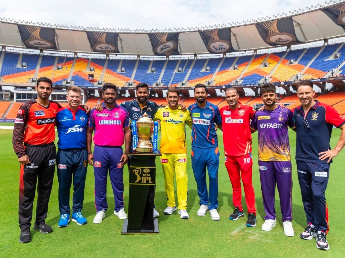 1200x900 IPL 2023: Team Captains Assemble Together For Group Photograph With Trophy Know Their Captaincy Records, Desktop