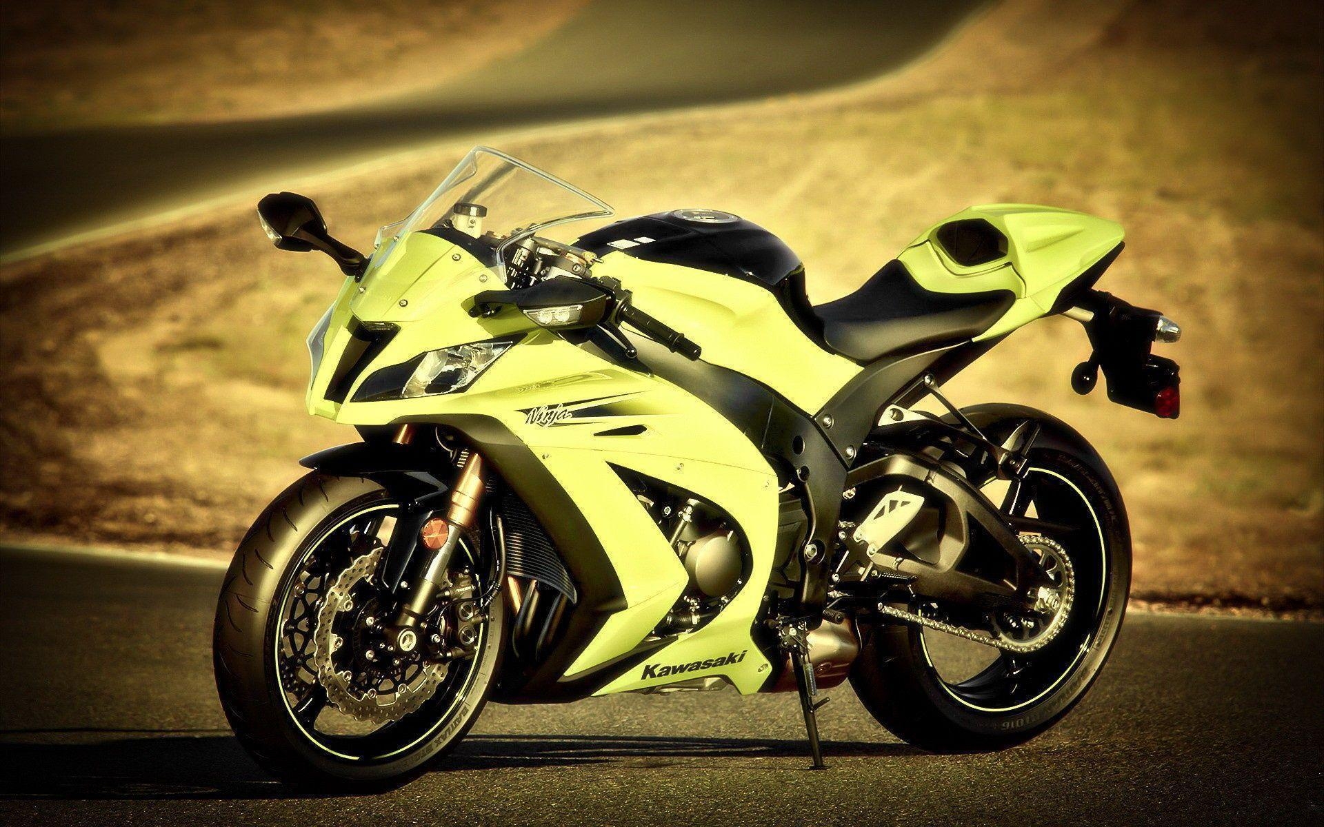 1920x1200 Wallpaper Kawasaki Ninja Zx 10r, Kawasaki, Road, Ninja, Sport Bike, Desktop