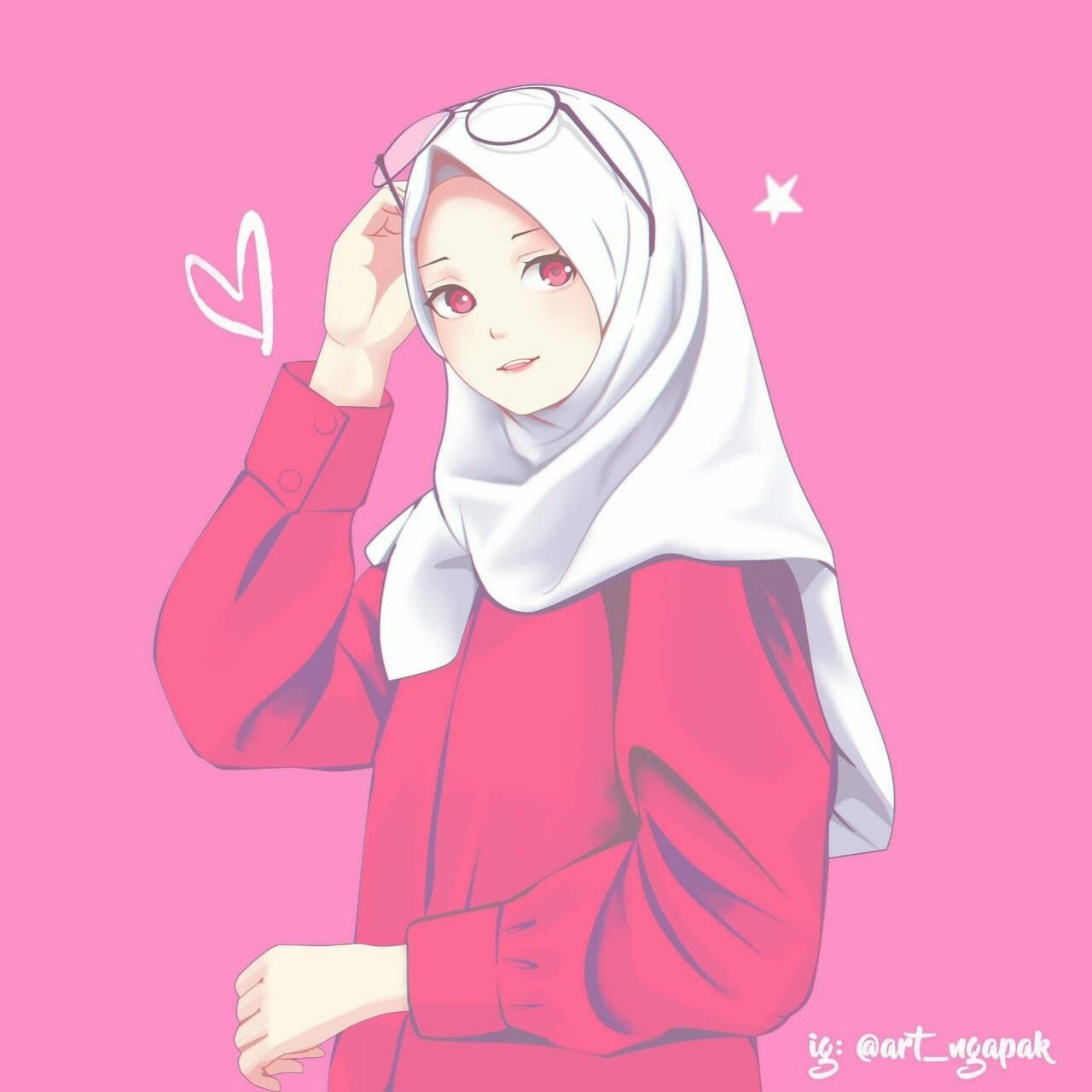 1280x1280 Pin oleh Shiraaka. di Art (Dengan gambar). Seni islamis, Kartun, Phone