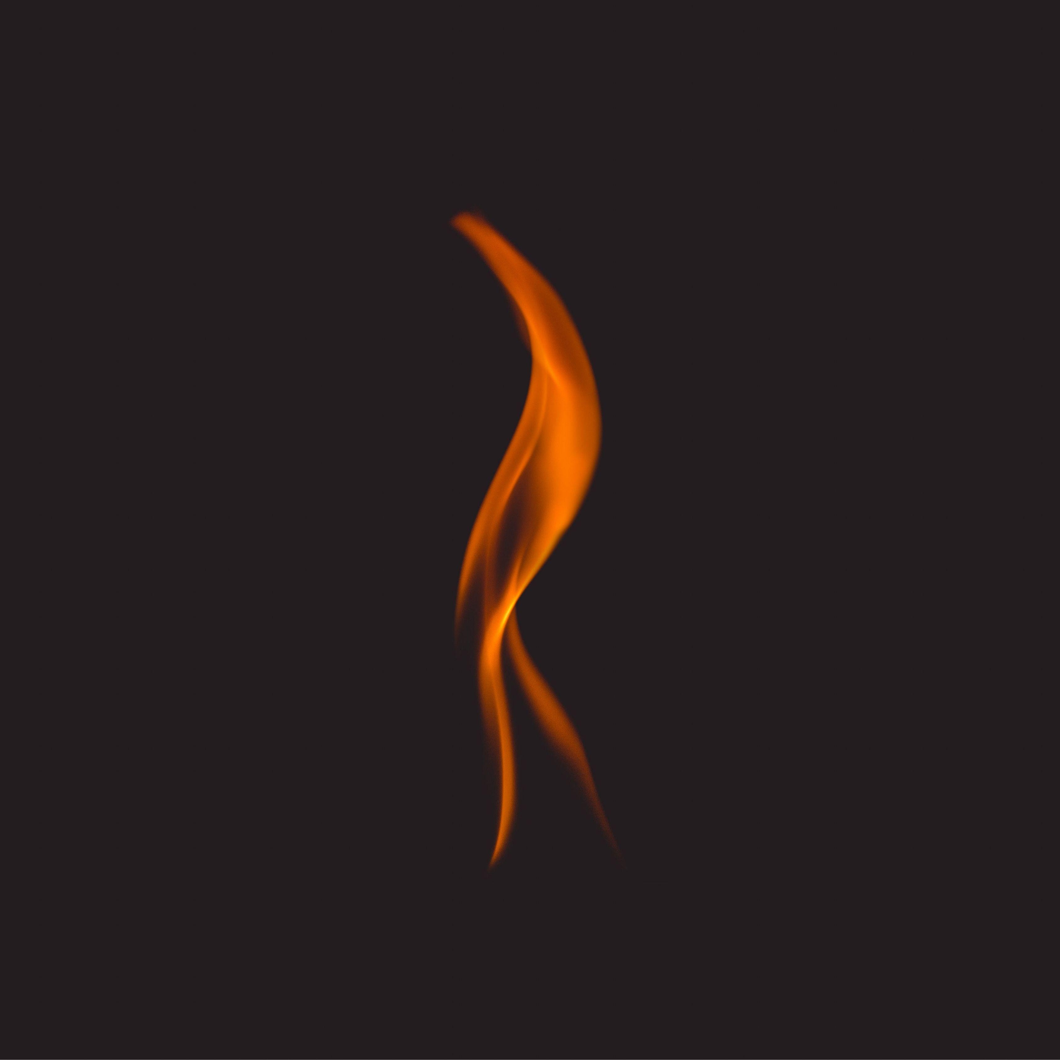 3420x3420 Black Fire Wallpaper Free Black Fire Background, Phone