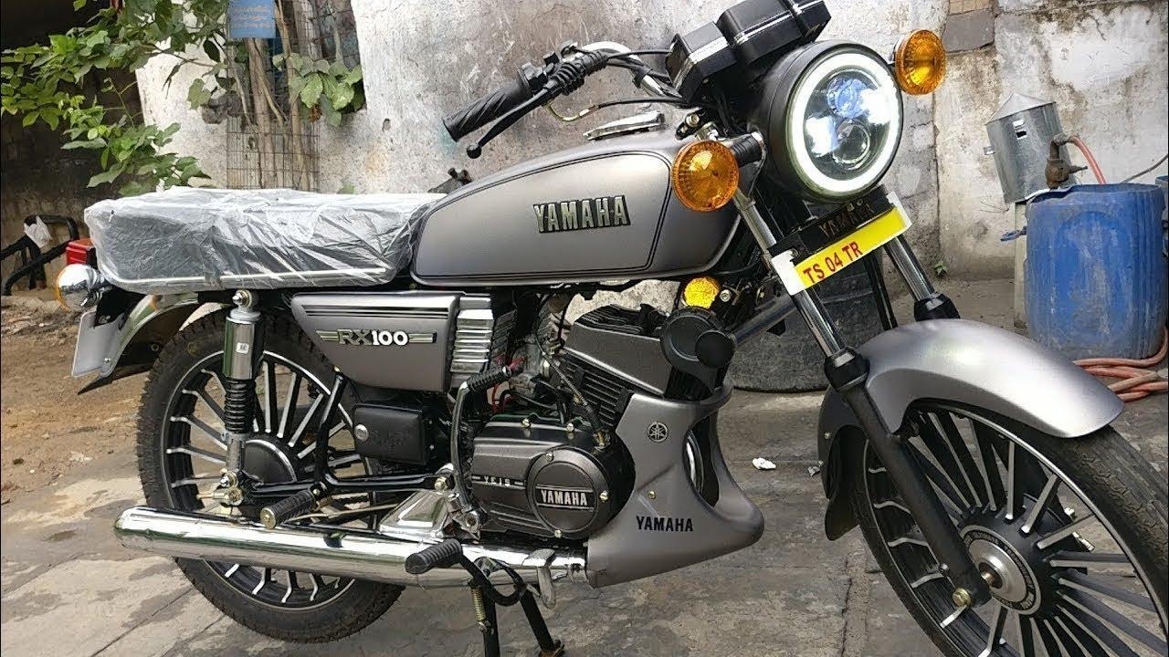 1280x720 New Yamaha RX 100 Gun Metal Grey. Yamaha RX 100. RX 100 Custom Made Bike, Desktop