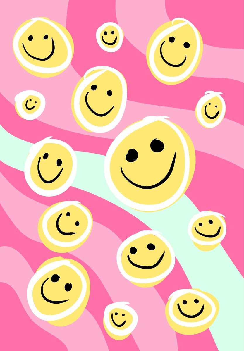 840x1200 Smiley Face Wallpaper. Preppy wallpaper, Phone wallpaper patterns, Funky wallpaper, Phone