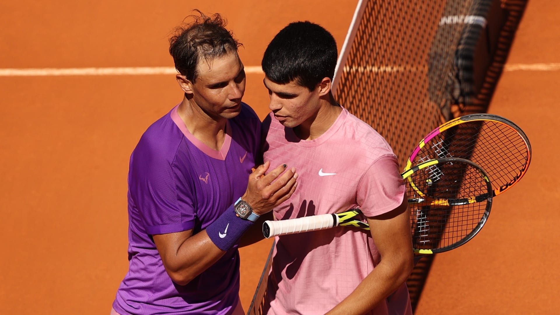 1920x1080 Carlos Alcaraz learns birthday lesson against idol Rafael Nadal, Desktop