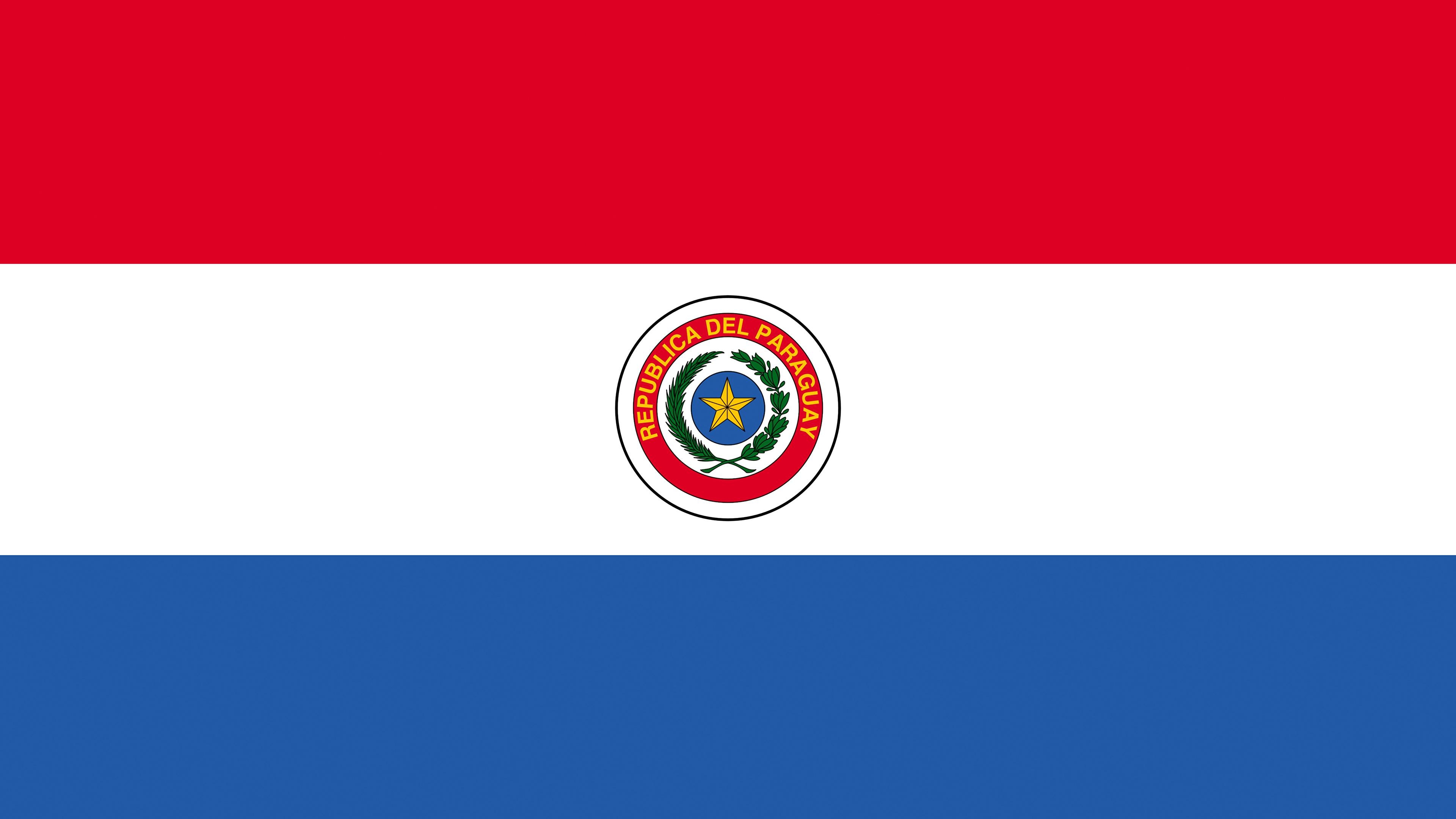 3840x2160 image Paraguay Flag Stripes, Desktop