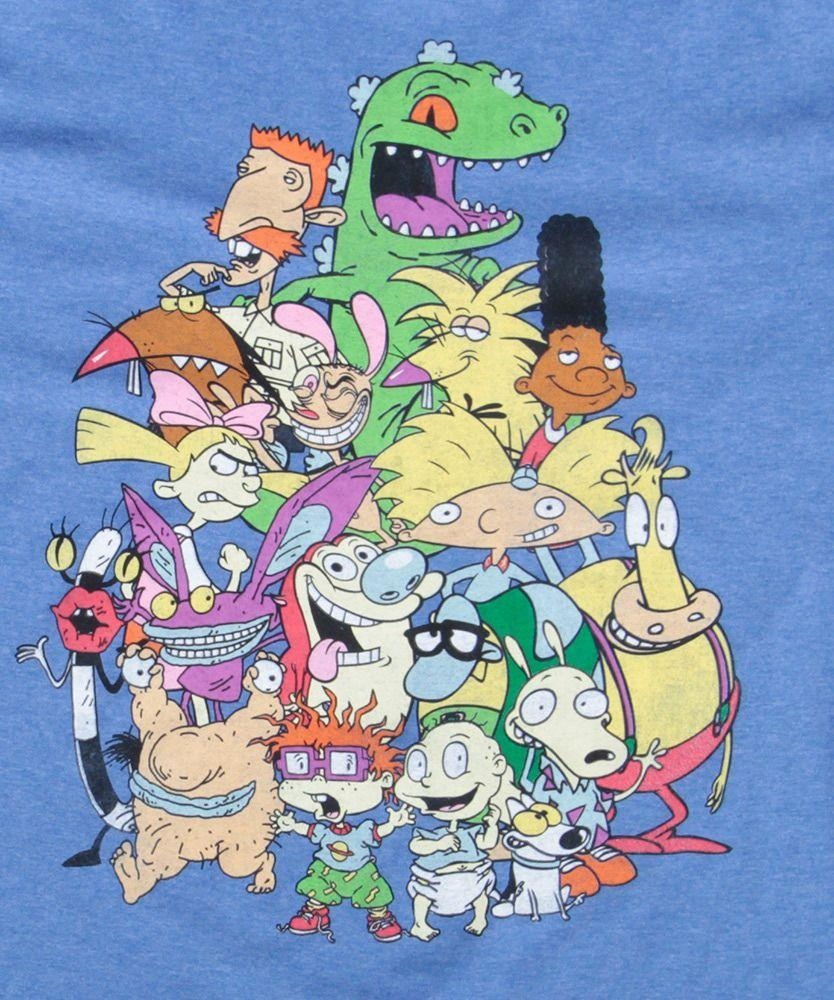 840x1000 Nickelodeon Old School Group Shot. Phone Wallpaper. Cartoon, 90s, Phone