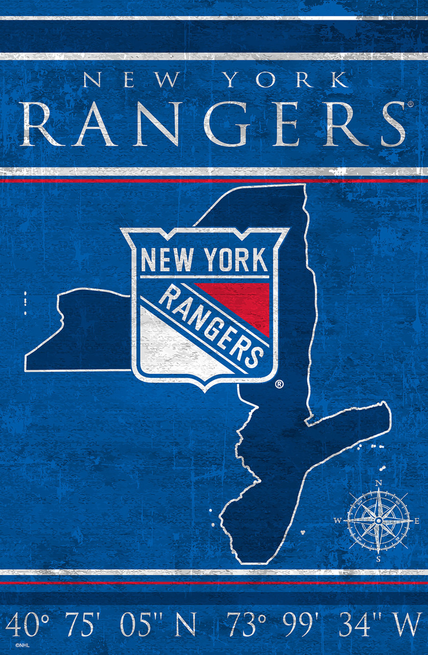 840x1280 Rangers 17 x 26 Coordinates Sign, Phone