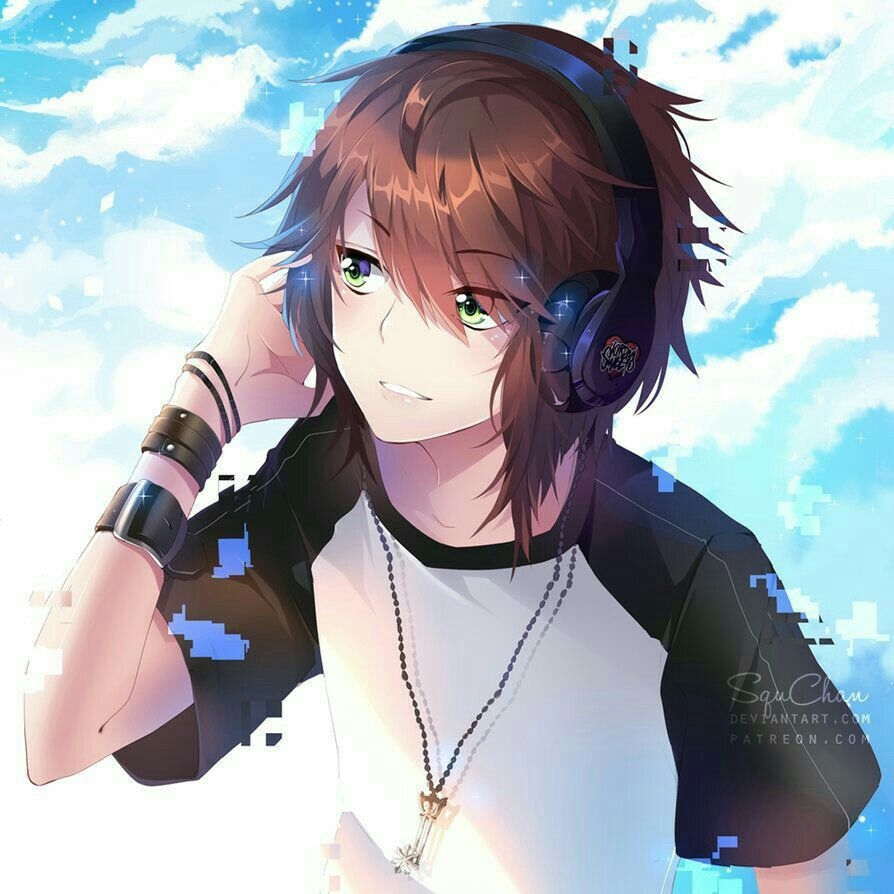 900x900 Anime Gamer Guy Wallpaper Free Anime Gamer Guy Background, Phone