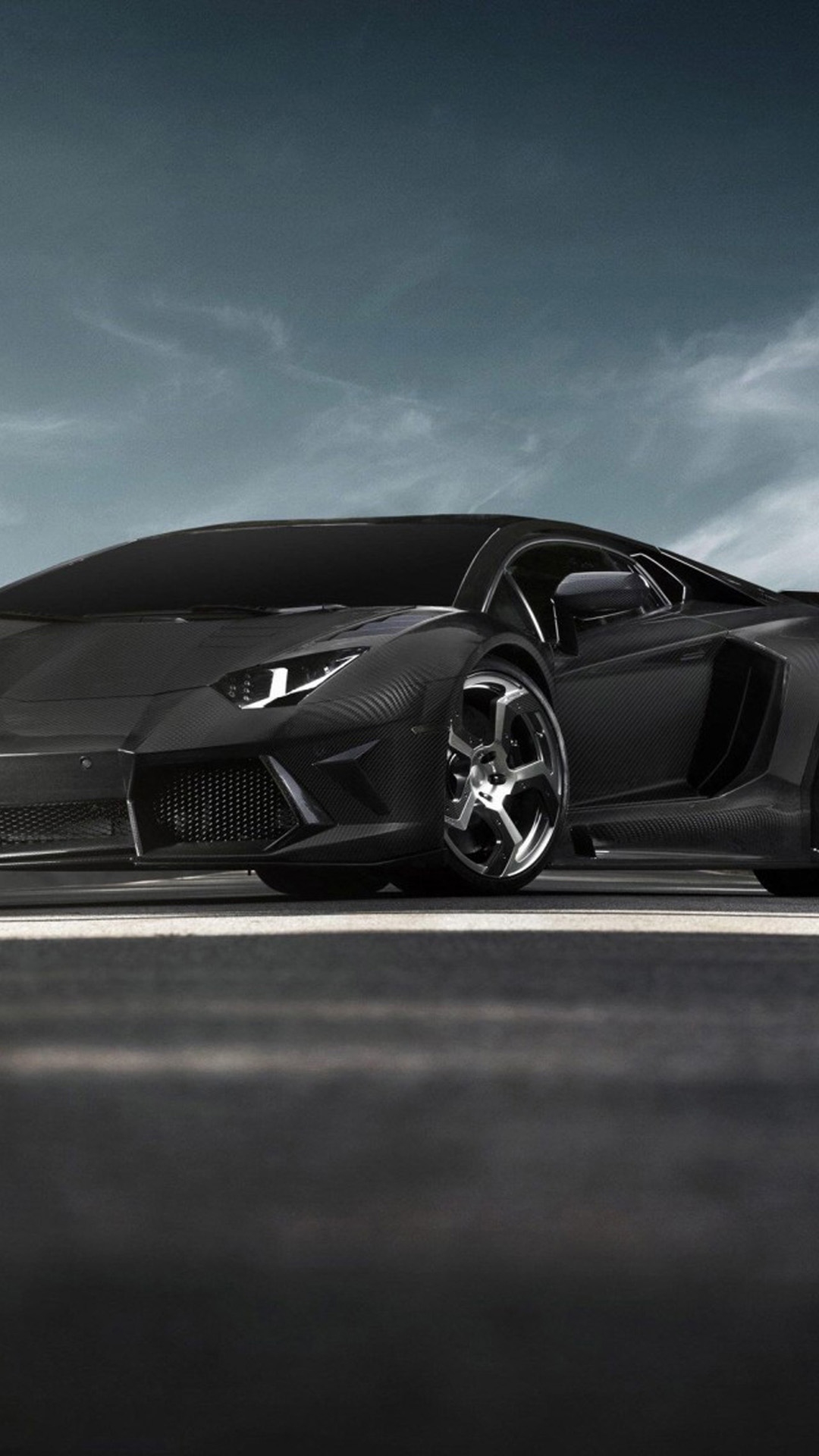 1080x1920 Lamborghini huracan lp black dark Wallpaper Download, Phone