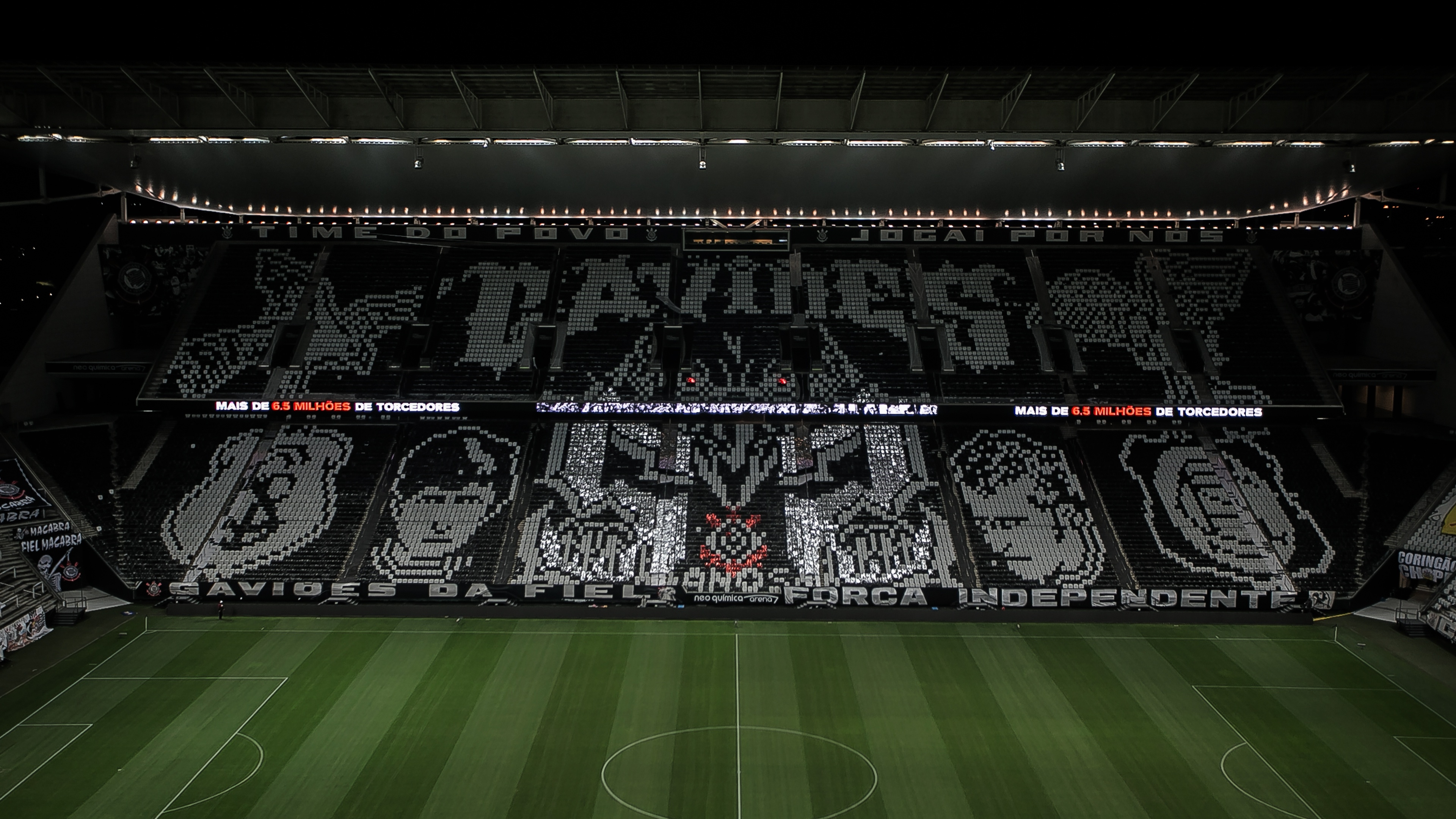 3840x2160 Fundo de tela do Corinthians: Neo Química Arena em 4k, Desktop