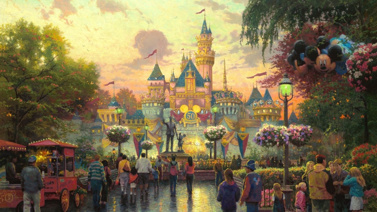 1280x720 Thomas Kinkade Disneyland, Desktop