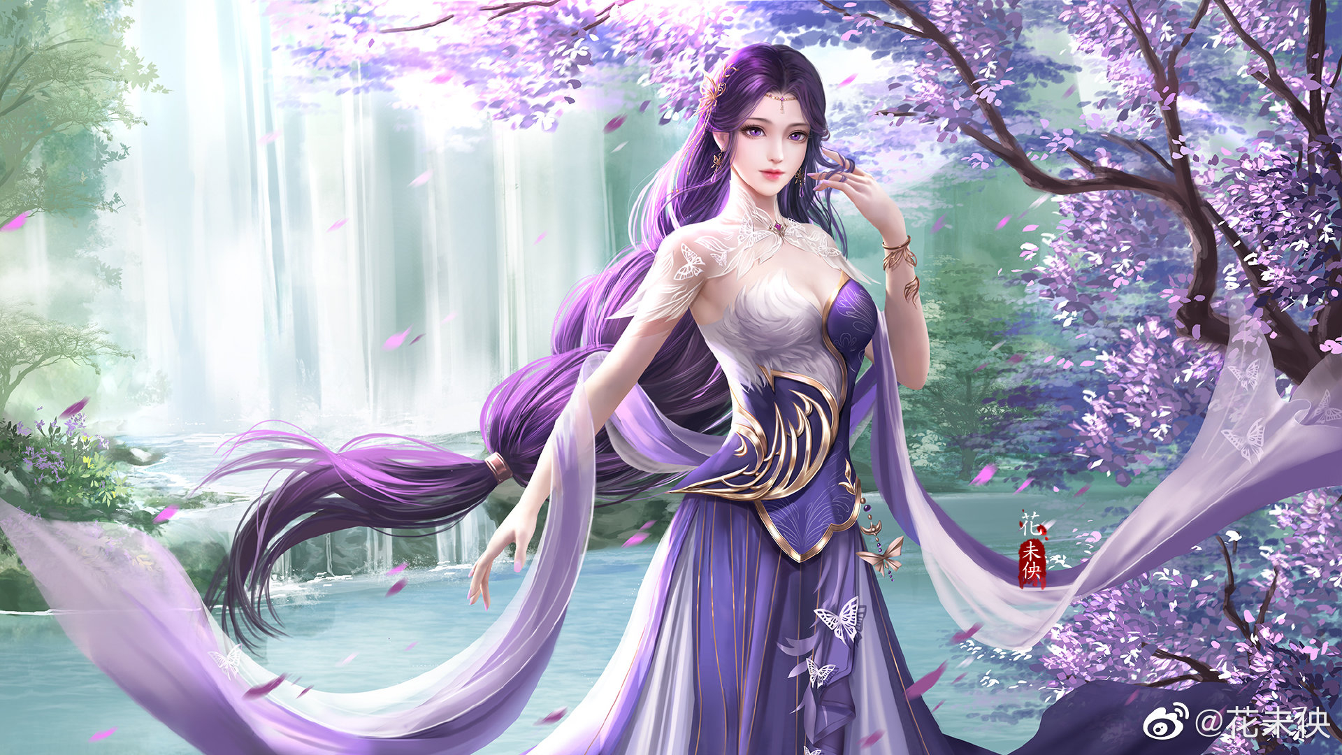 1920x1080 yun xi (wanmei shijie) drawn, Desktop