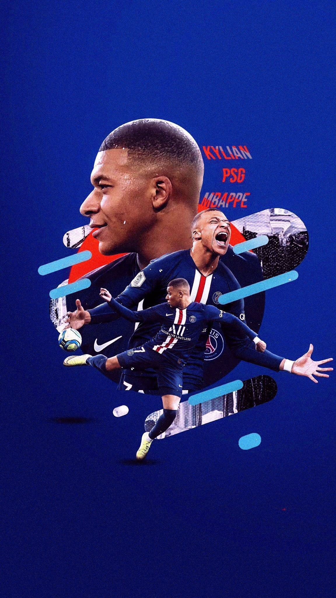 1160x2050 Mbappe Wallpaper, Phone