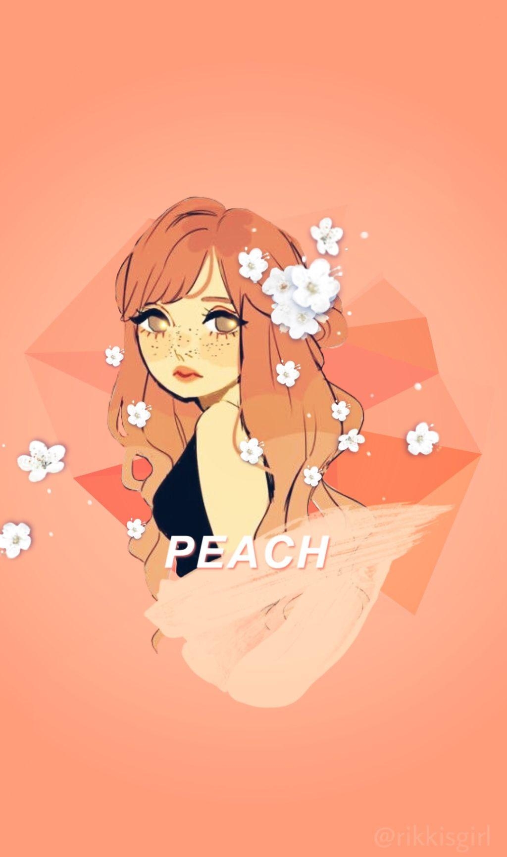 1030x1740 freetoedit peach peachy girl cutegirl wallpaper backgro, Phone