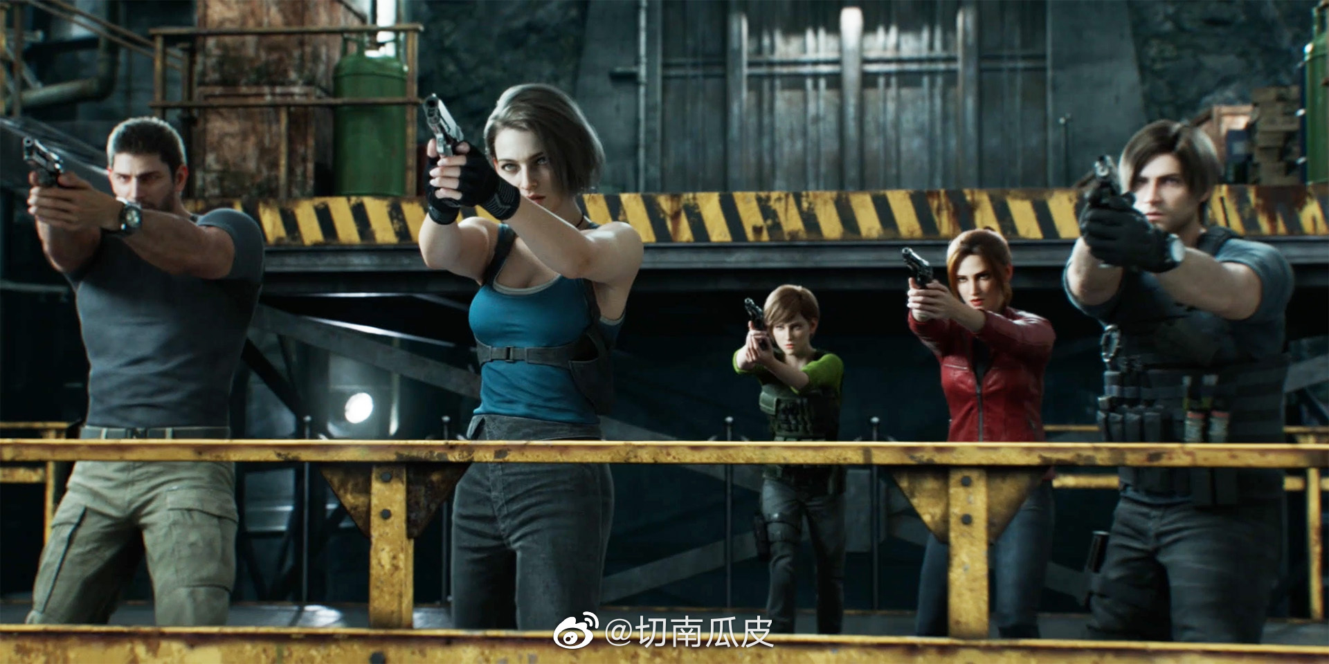 1920x960 More released image for the Resident Evil Death Island movie, Dual Screen