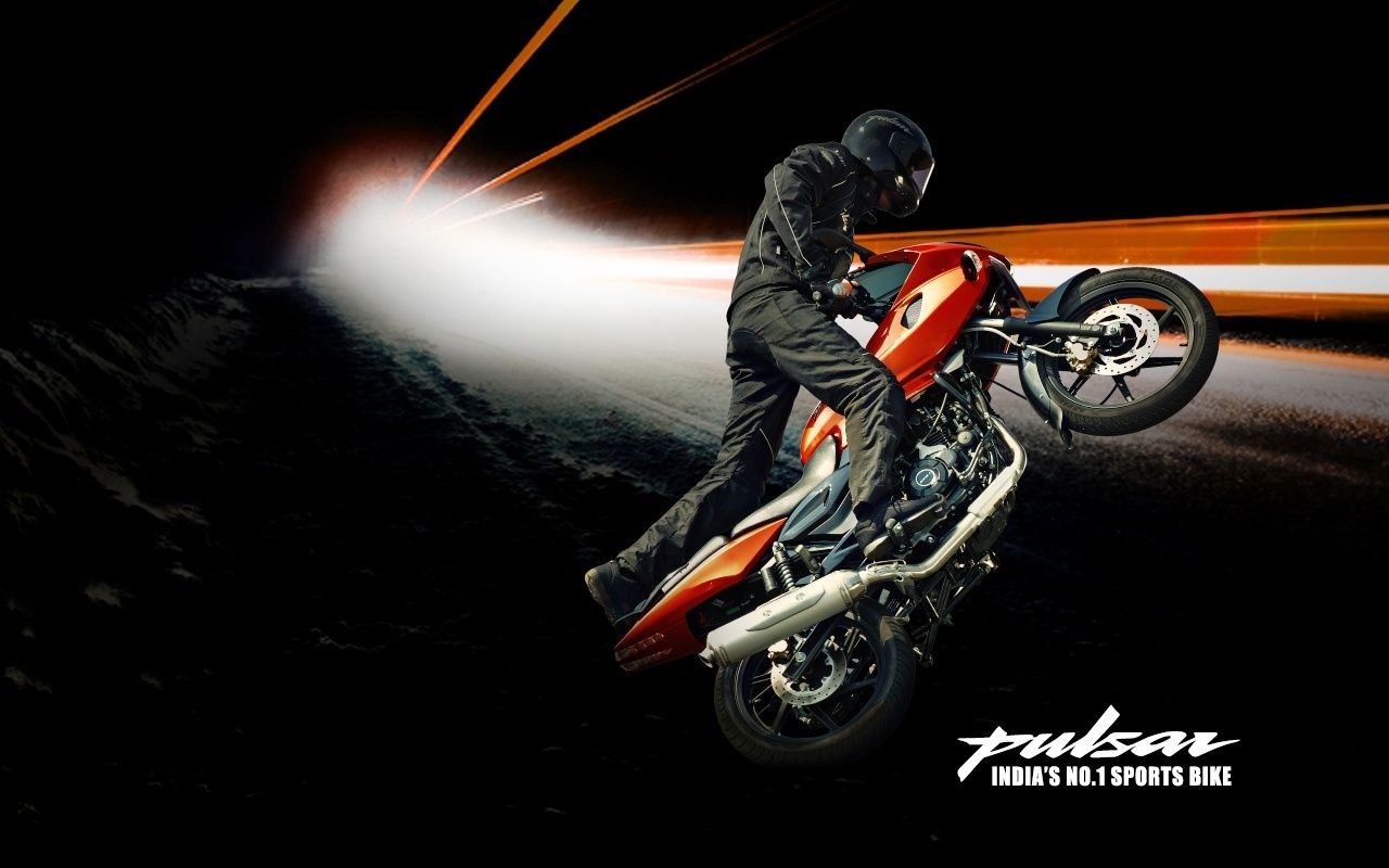 1280x800 Bajaj Pulsar 220 Stunt Mania Wallpaper, Desktop