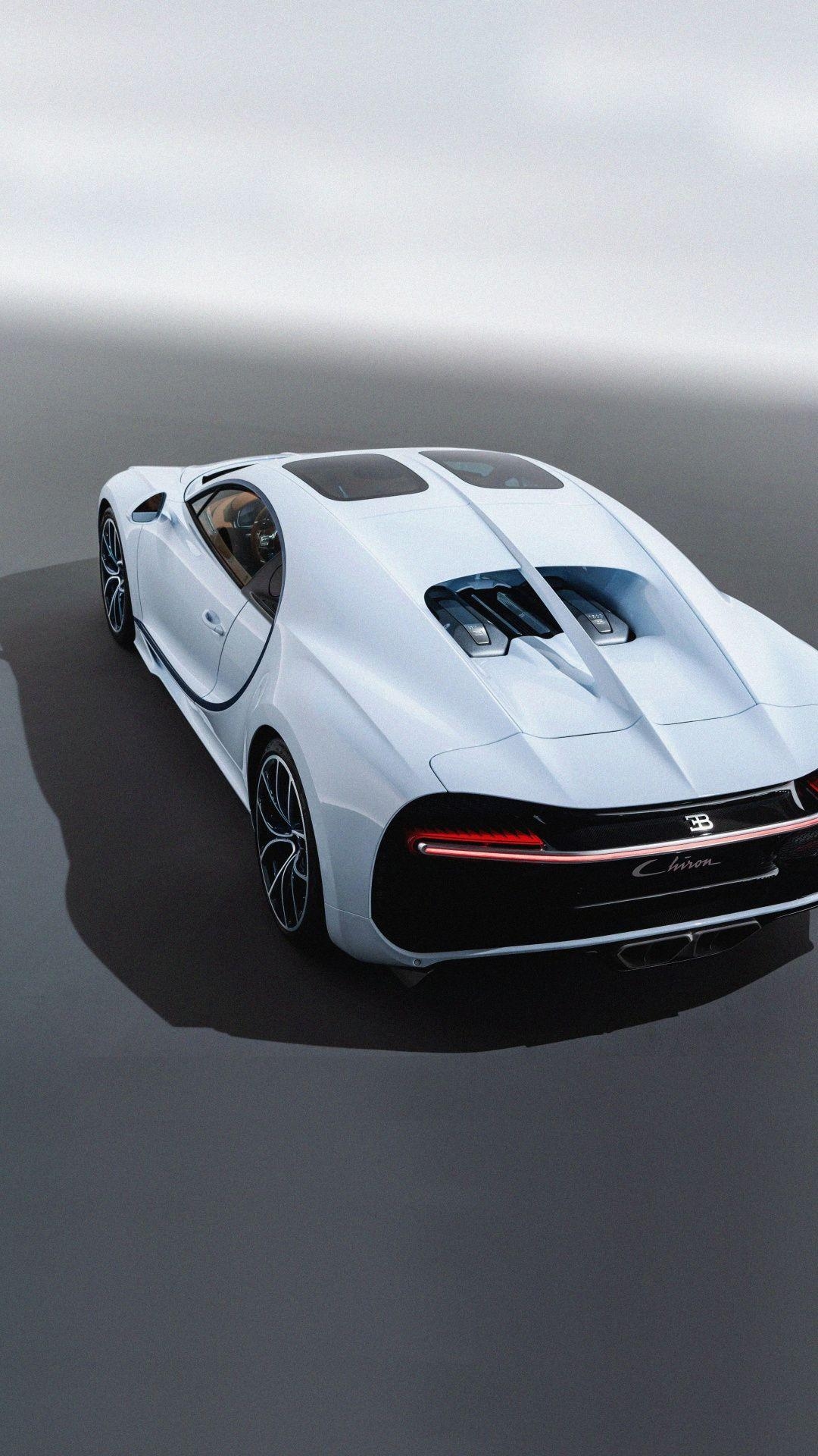 1080x1920 Bugatti Chiron sky view, glass roof, luxury car,, Phone