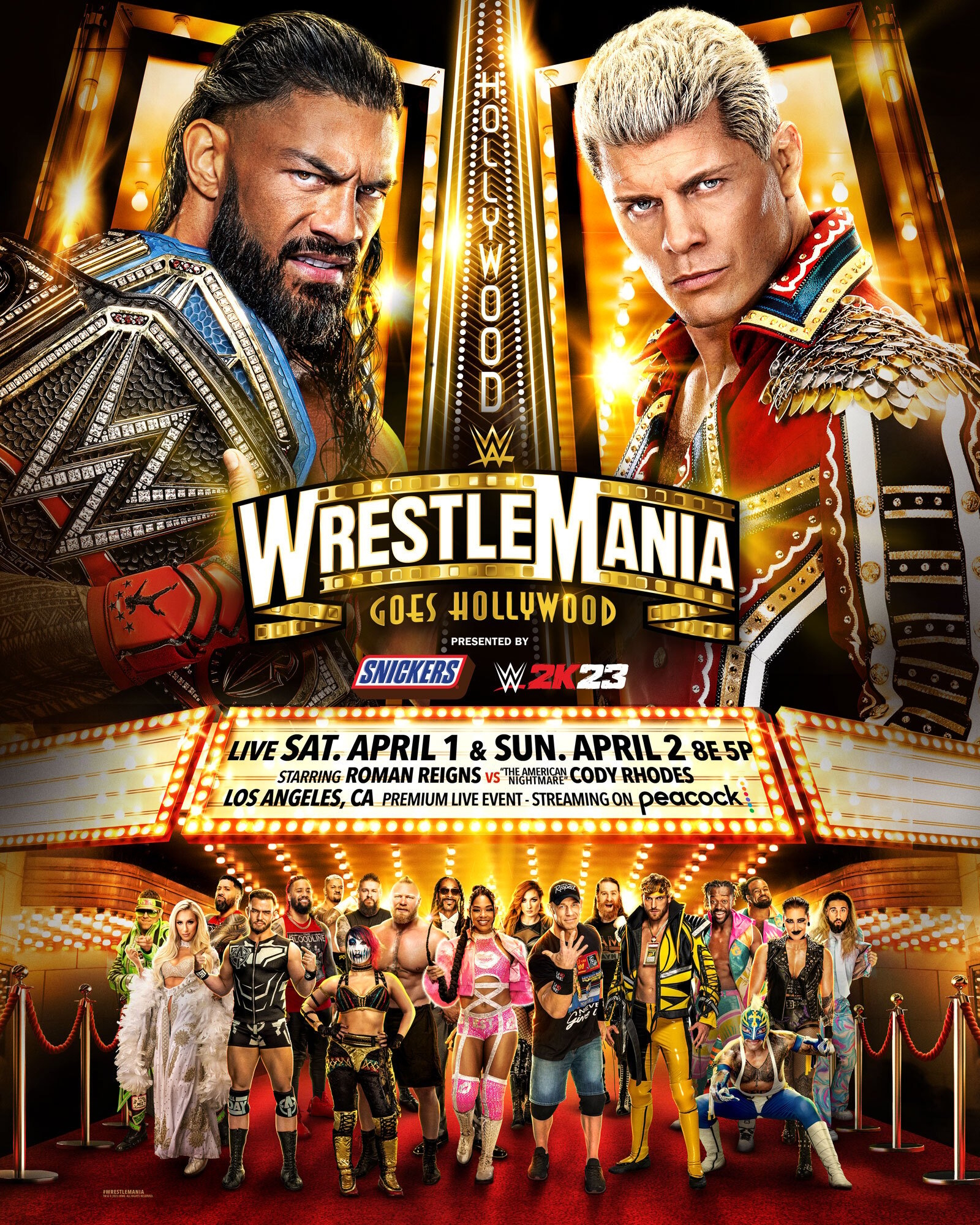 1600x2000 WrestleMania 39, Phone