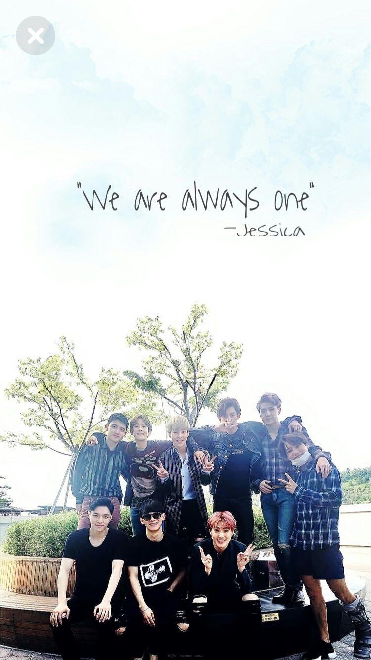 750x1340 Exo -we are one! Saranghaja!. Exo, Exo group, Exo lockscreen, Phone