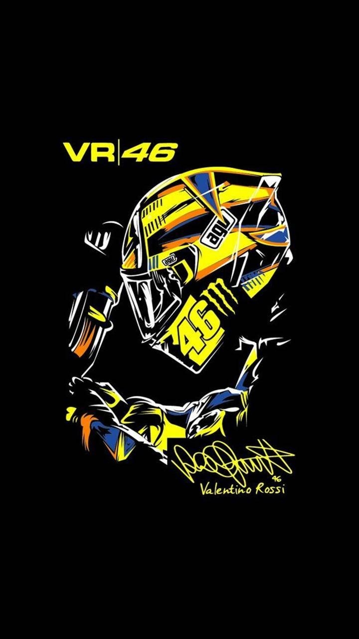 720x1280 Cartoon Wallpaper Valentino Rossi, Phone