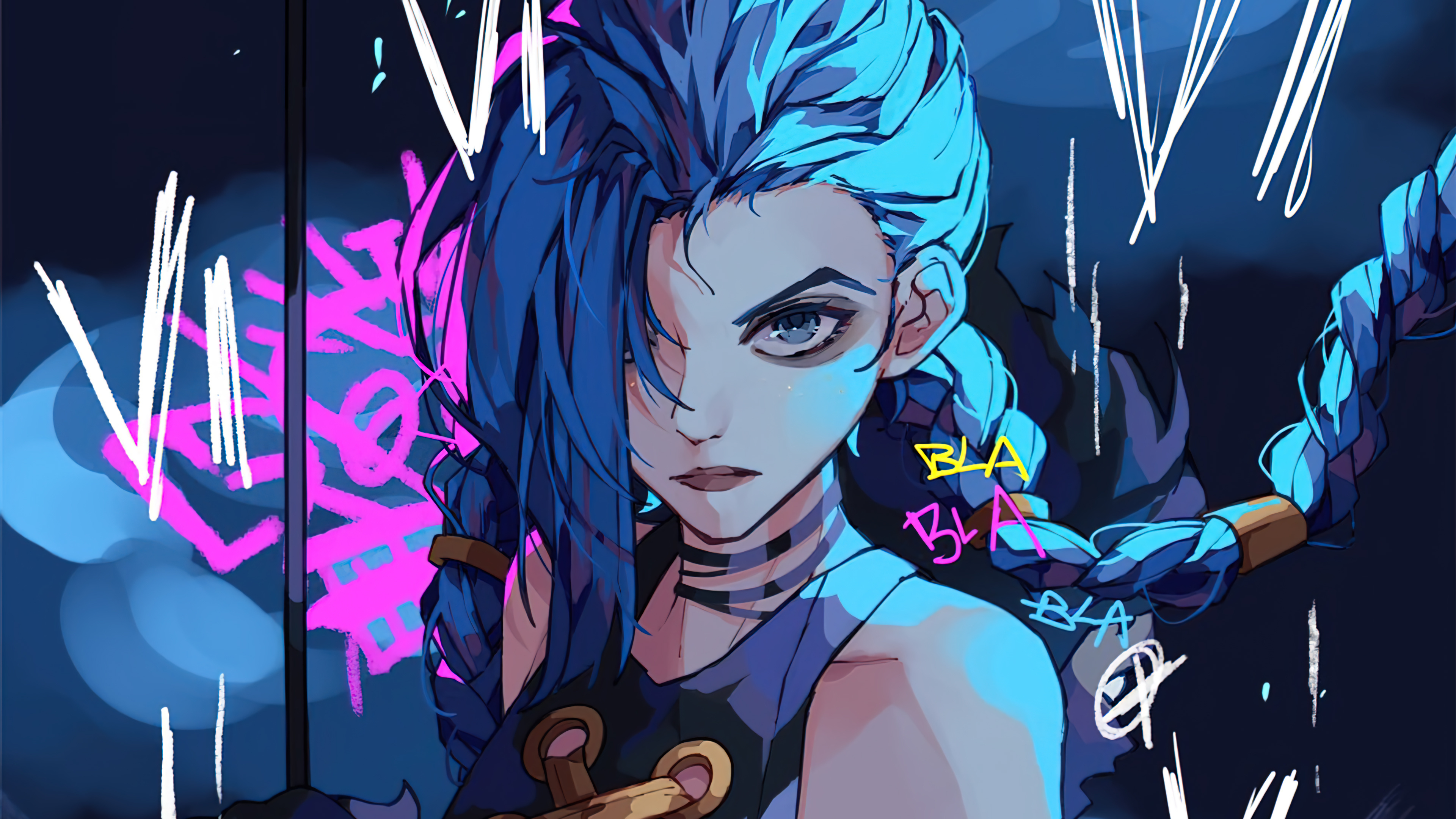 3840x2160 Jinx Arcane PC DeskK Wallpaper free Download, Desktop