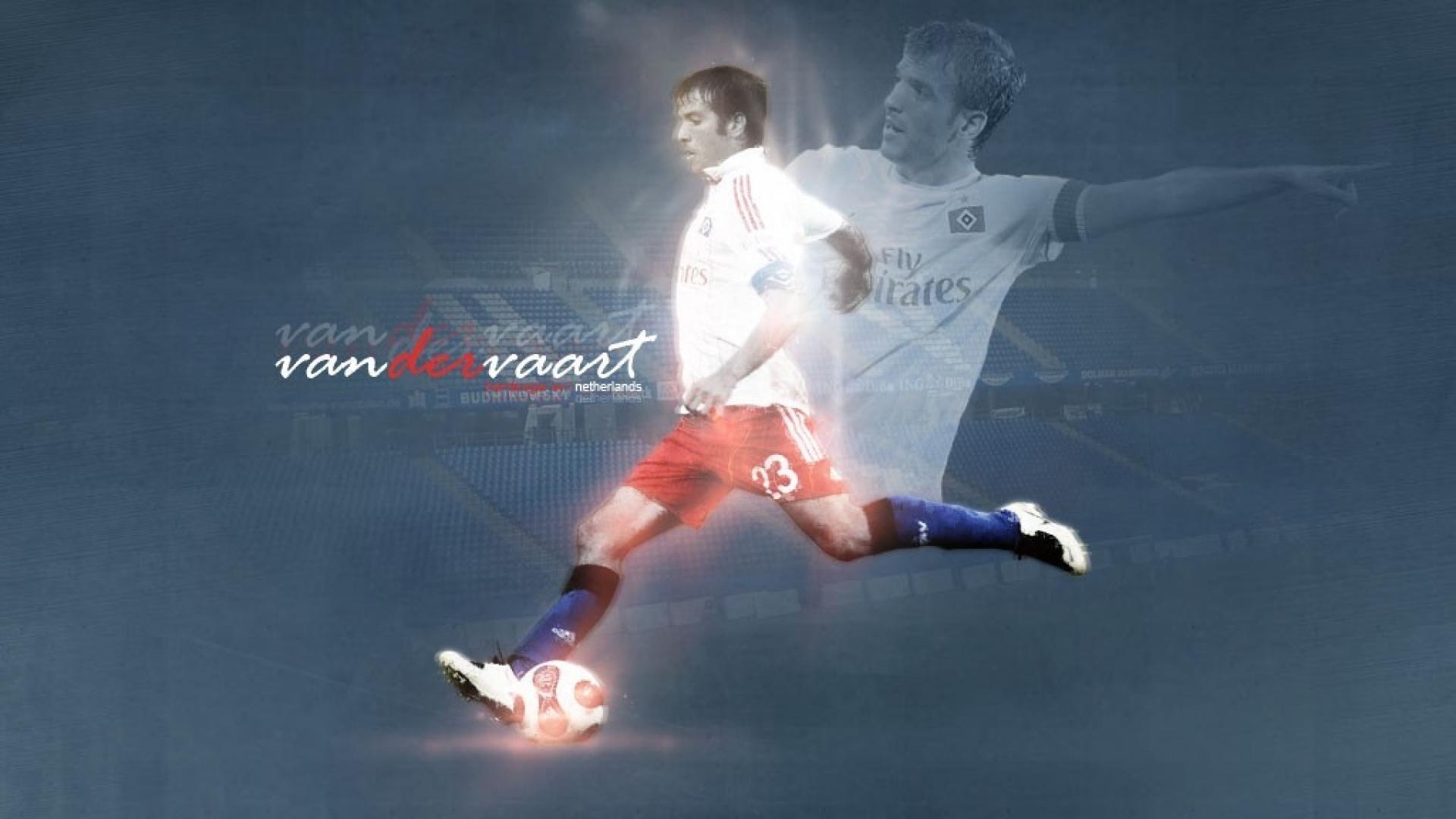 1920x1080 Soccer van der vaart football player hamburger sv Wallpaper, Desktop