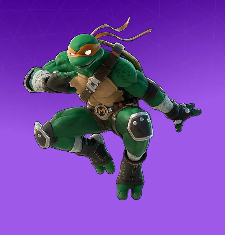 880x920 Michelangelo Fortnite wallpaper, Phone