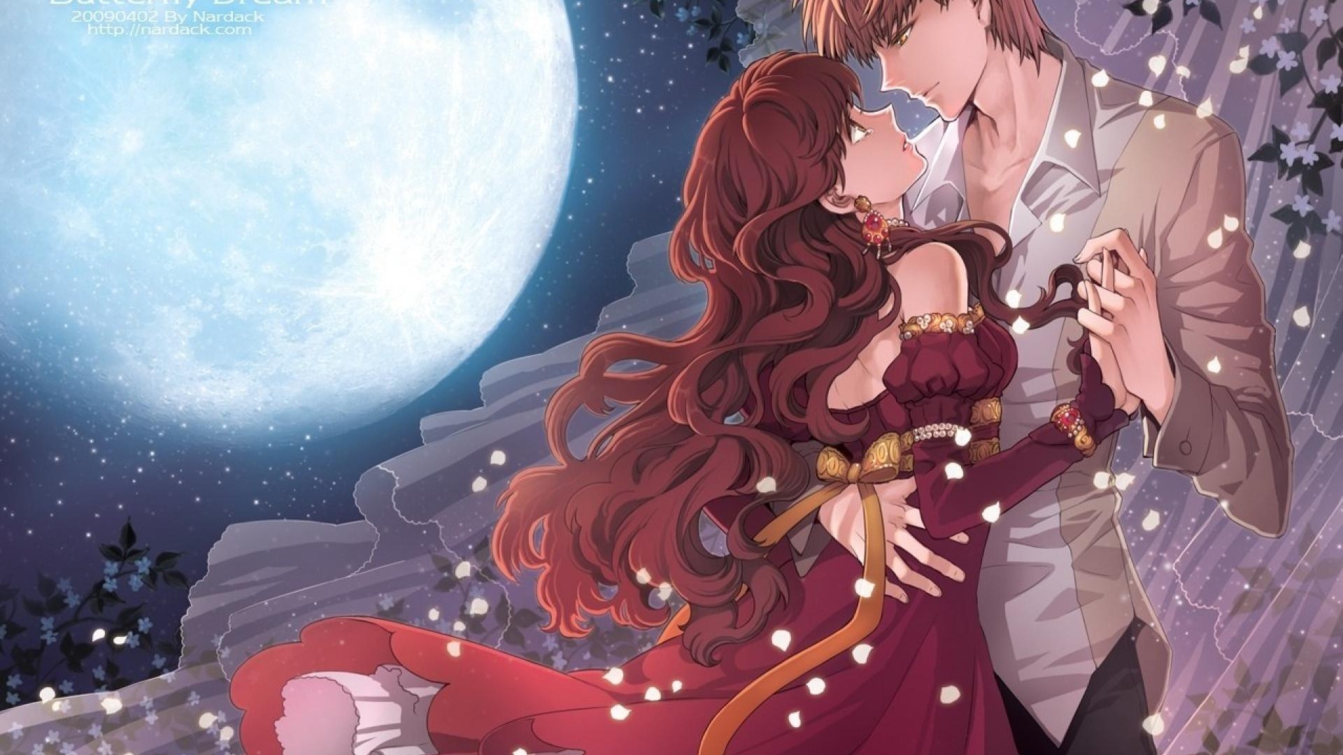 1920x1080 Elegant Anime Kiss HD Wallpaper Download, Desktop