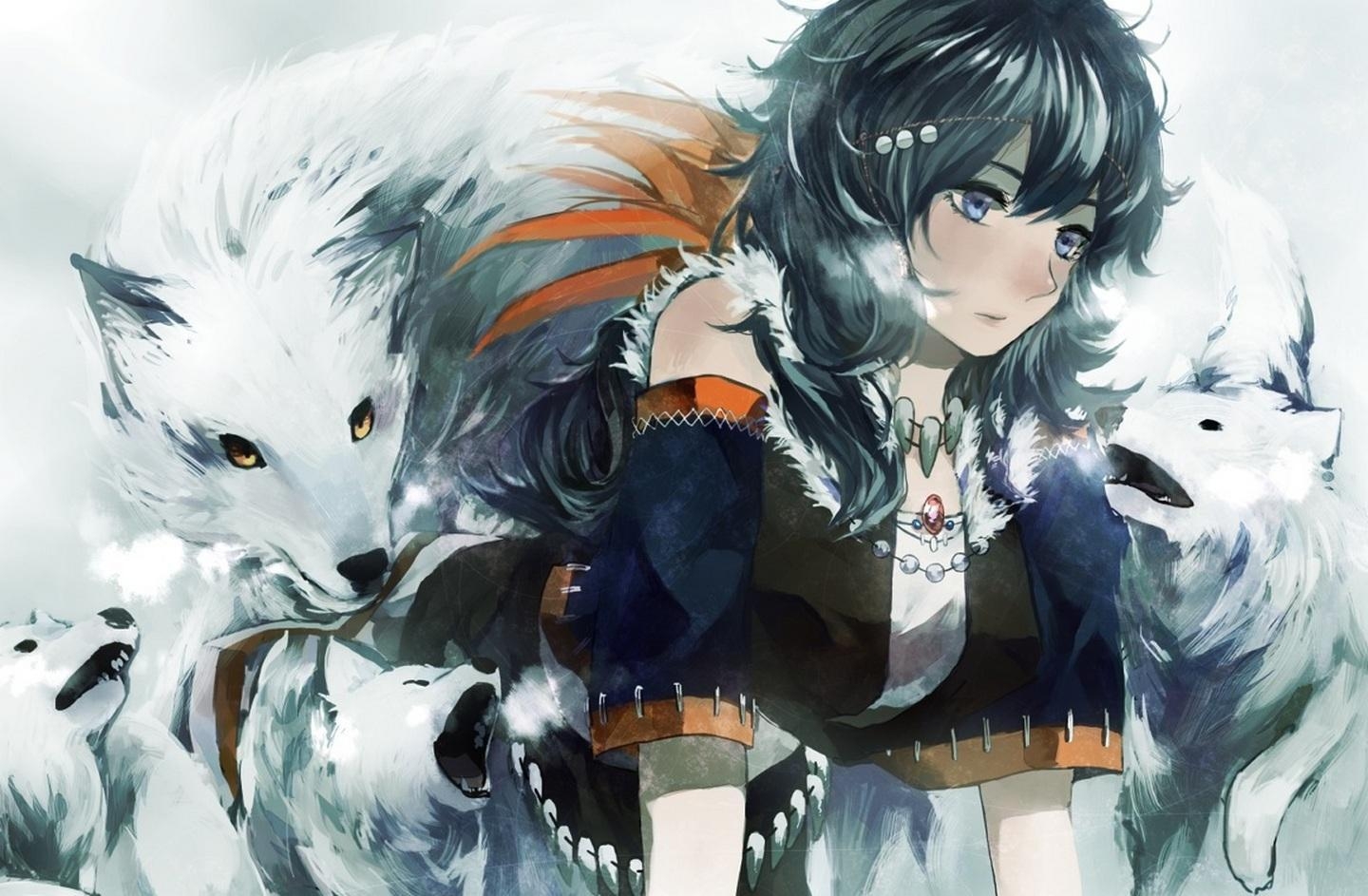 1440x950 Anime Wolf Girl Wallpaper, 47 Widescreen HD Wallpaper of Anime, Desktop