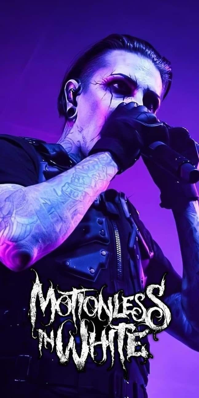 650x1300 Motionless In White. Motionless in white, Black and white picture wall, Band wallpaper, Phone