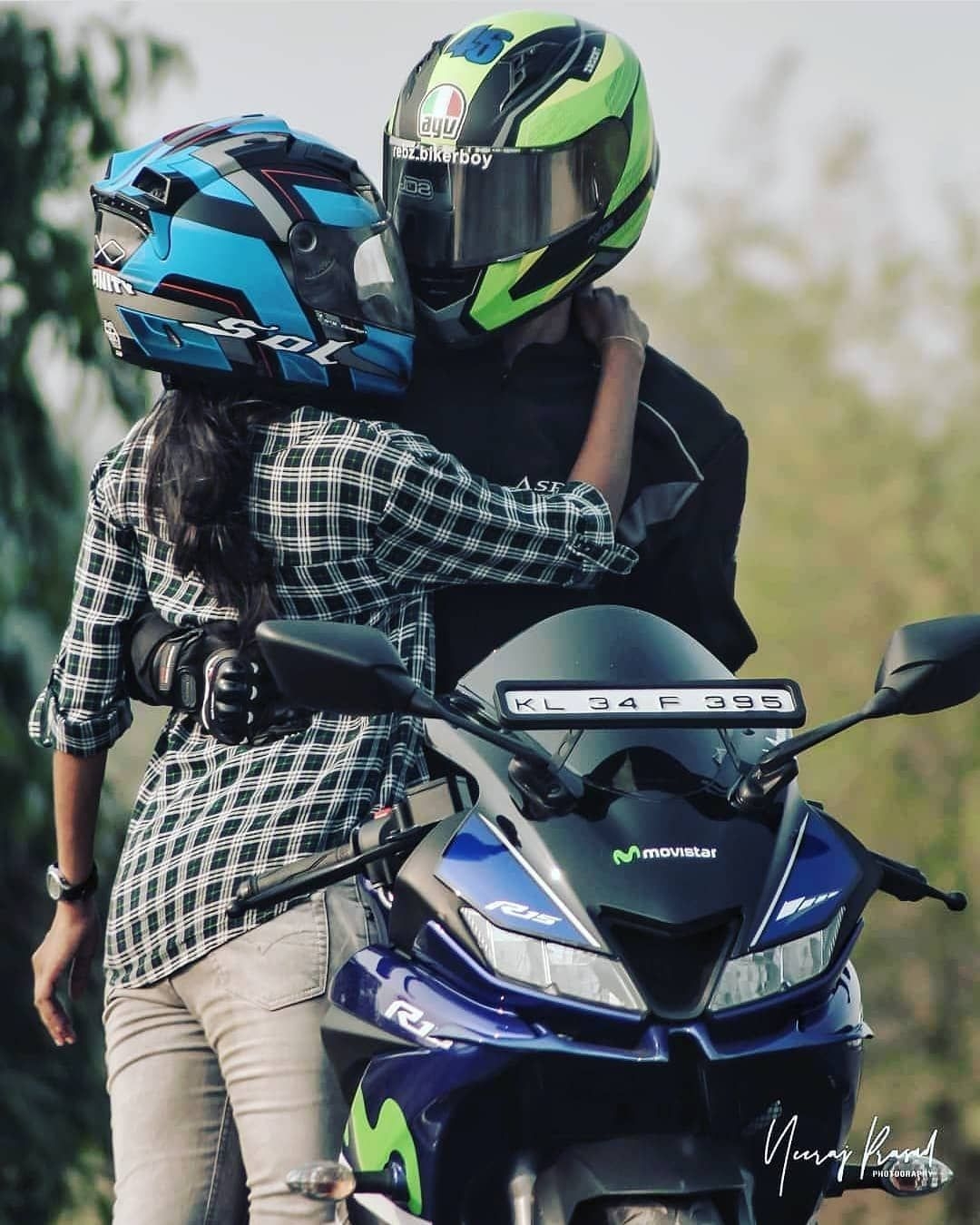 1080x1350 Following:. Share our page more:. #suzuki #honda #ktm #aprilla. Bike couple, Bike photohoot, Biker couple, Phone