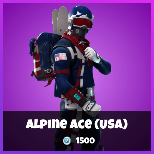 520x520 Alpine Ace USA Fortnite wallpaper, Phone