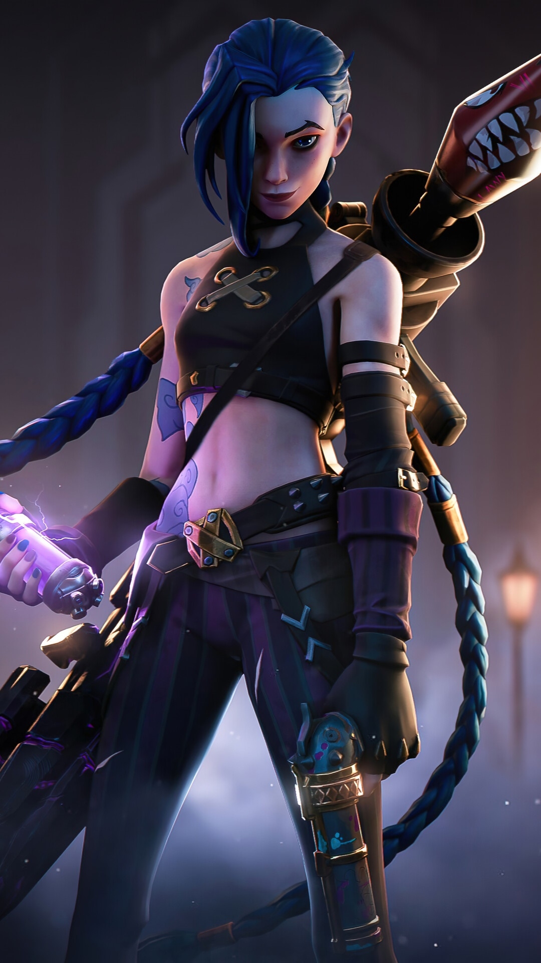 1080x1920 Arcane Series, TV Series, Jinx, Fortnite, League of Legends, LoL, Video Game Gallery HD Wallpaper, Phone