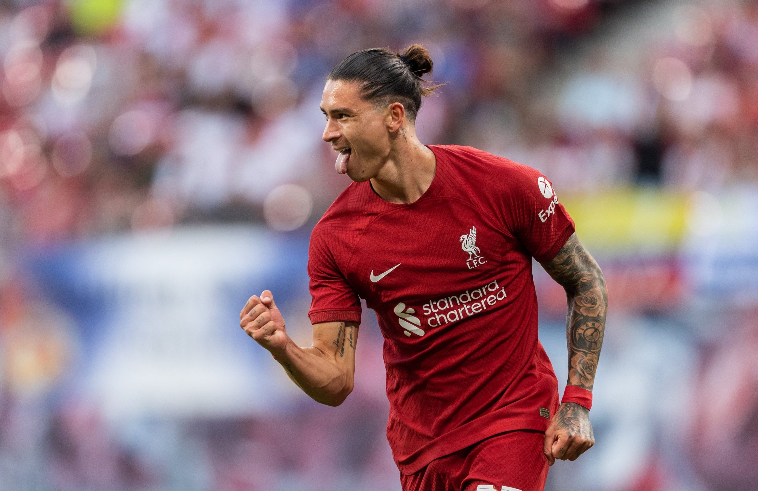 2560x1660 Nunez Stuns Critics With Four Goal Sub Performance In Liverpool's Trashing Of RB Leipzig, Desktop