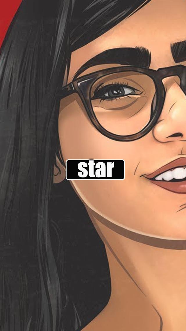 640x1140 Mia khalifa mobile cartoon wallpaper, Phone