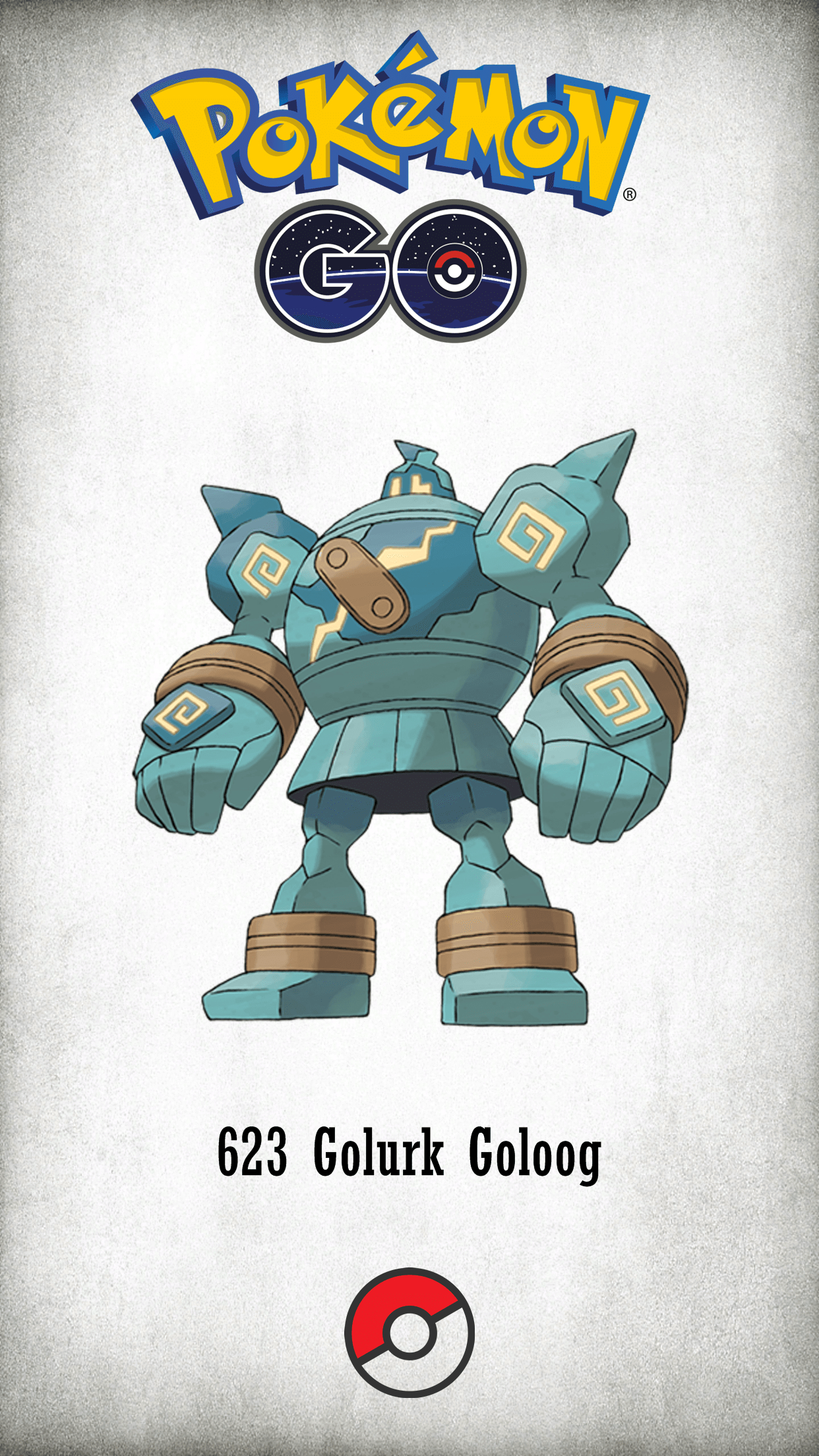 1250x2210 Character Golurk Goloog, Phone