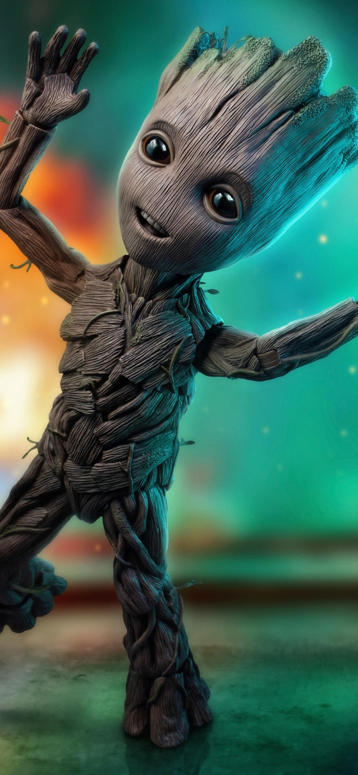 1250x2690 Baby Groot 4k 2018 iPhone XS MAX HD 4k Wallpaper, Phone