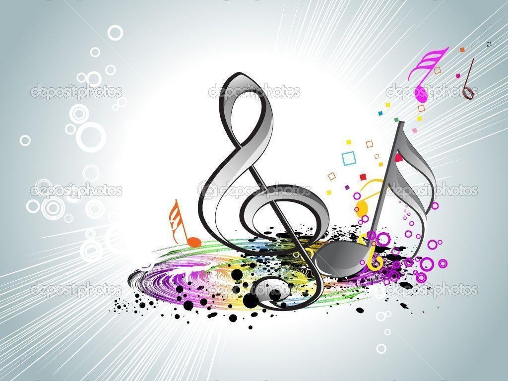 1030x770 Colorful Music Notes Wallpaper HD, Desktop