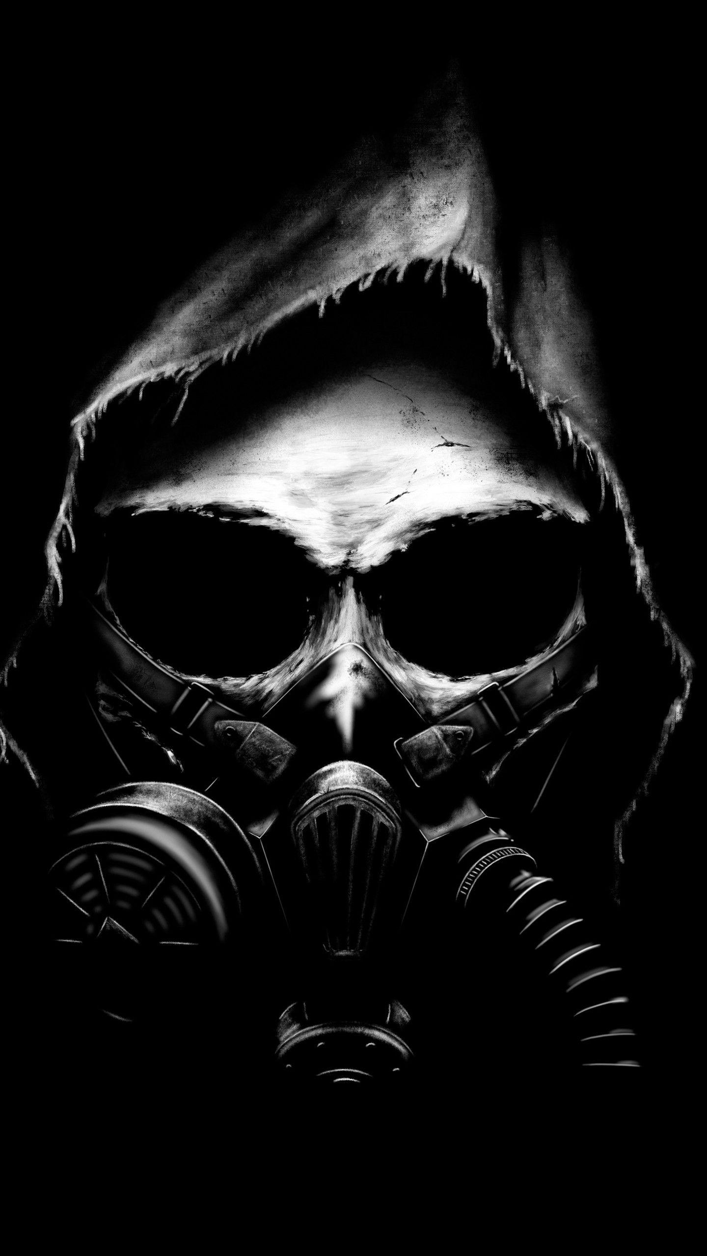 1440x2560 Misc #Apocalyptic Skull 4K #wallpaper HD 4k background for android :). Gas mask art, Skull, Gas mask, Phone