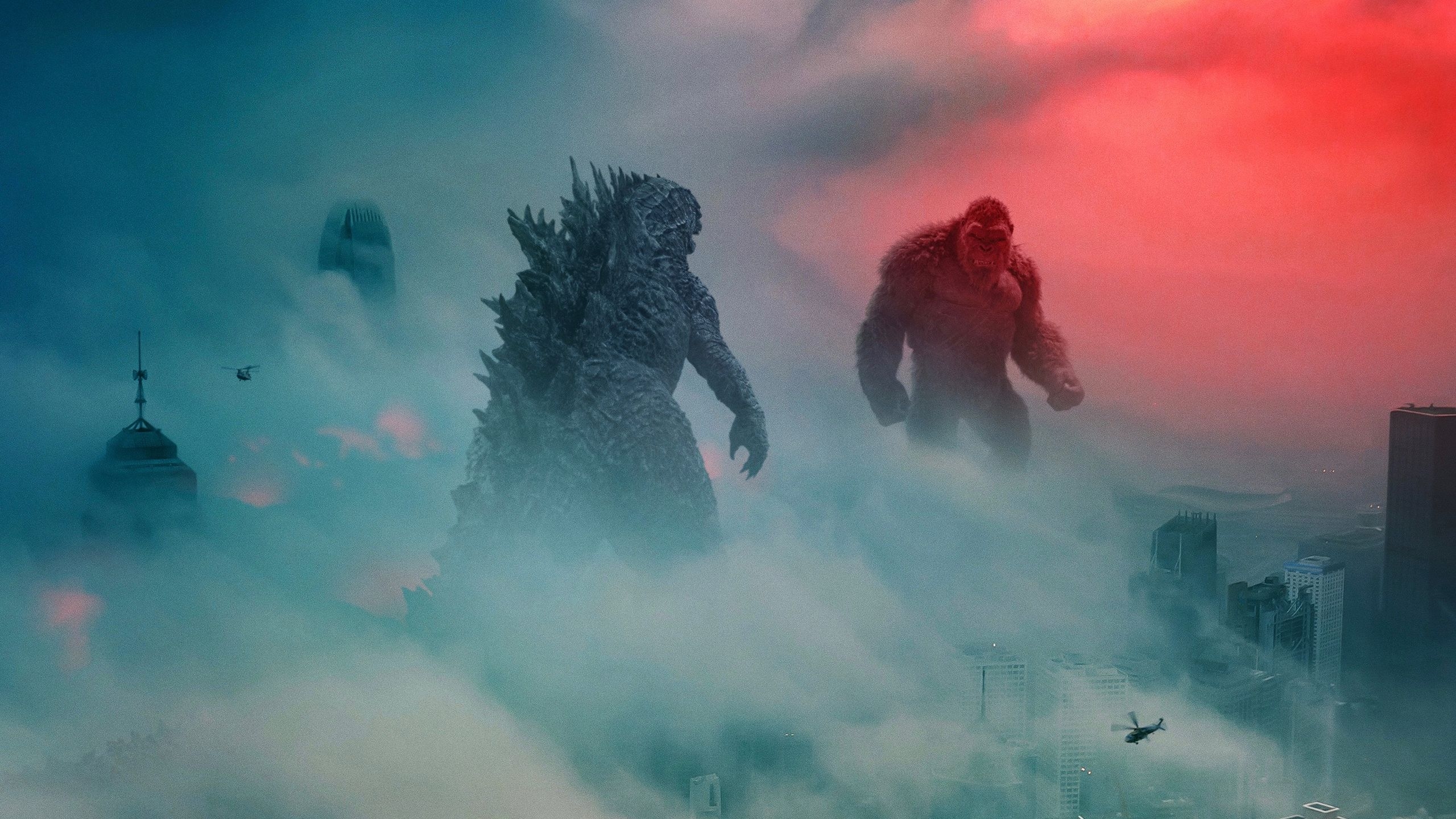 2560x1440 Godzilla Godzilla vs Kong King Kong Wallpaper, Desktop