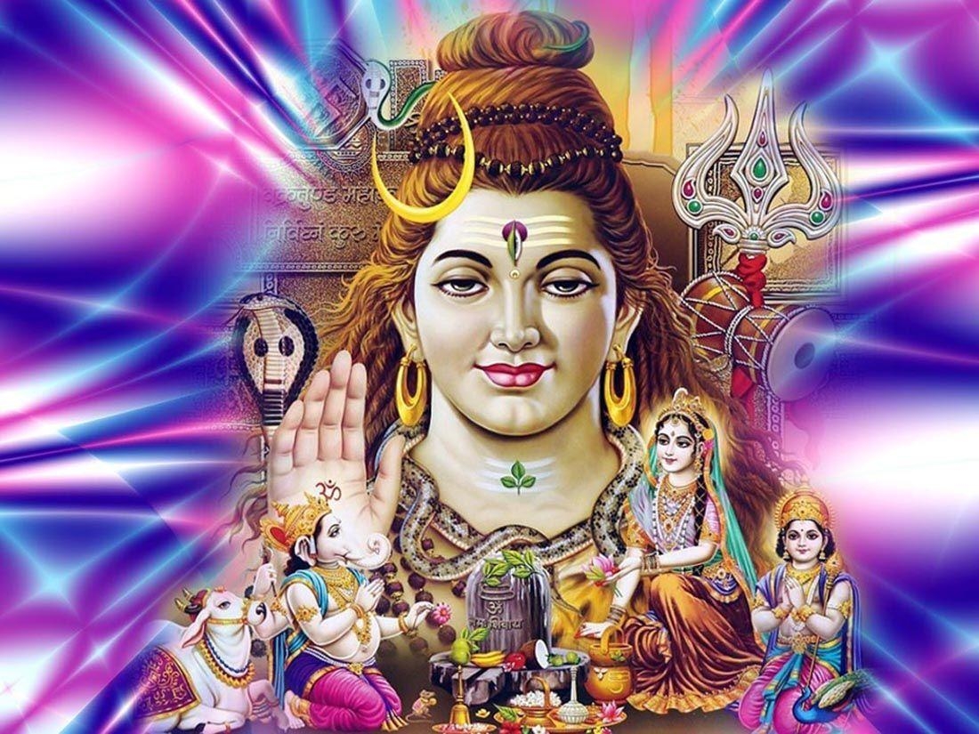 1100x830 Free Download Shiv Parivar Wallpaper, Image & Photo, Desktop