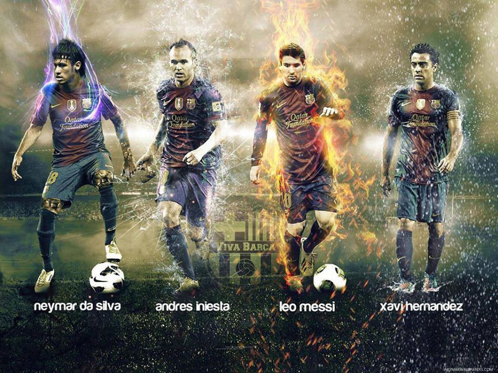 1600x1200 Messi and Neymar Wallpaper HD, Desktop