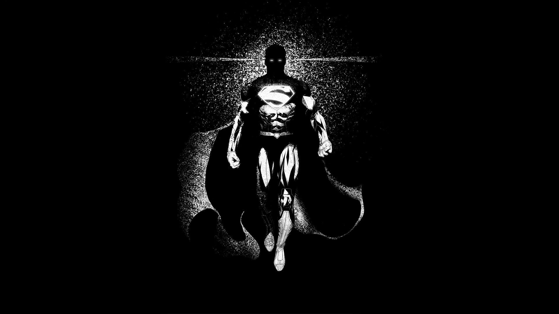 1920x1080 Desktop wallpaper superman, dark & minimal, art, HD image, picture, background, 50c999, Desktop