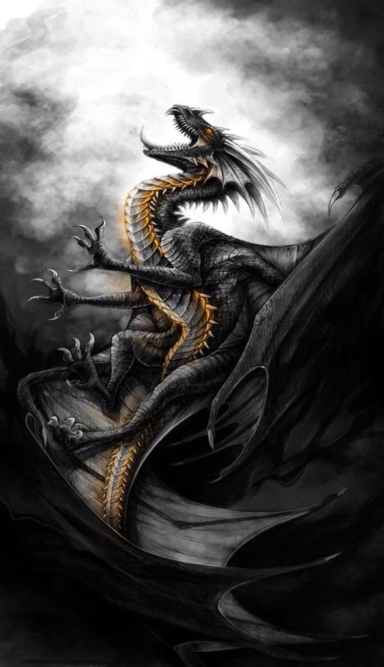 750x1300 Dragon Wallpaper (4K Ultra HD) for Android, Phone