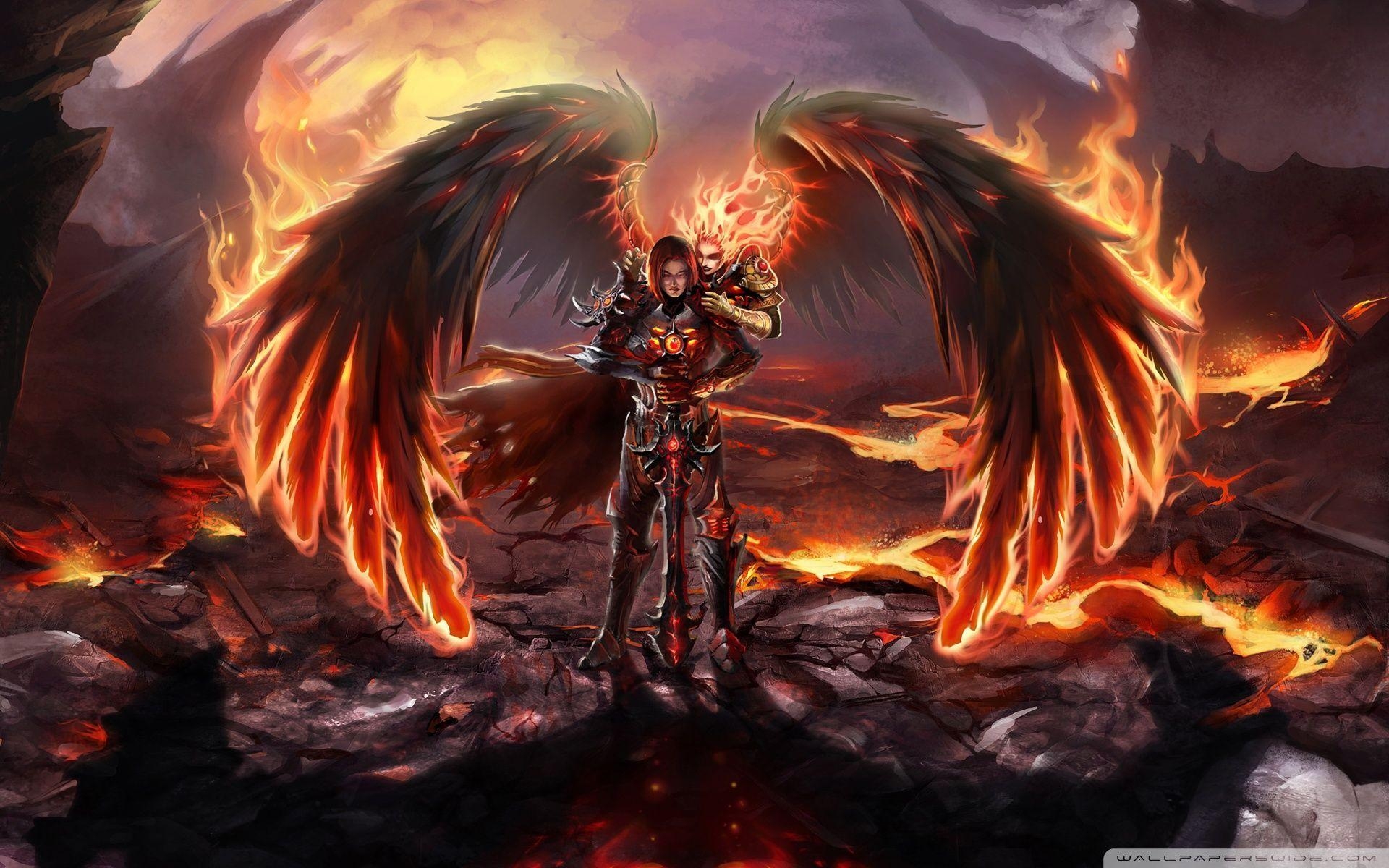 1920x1200 Badass Angel Anime Wallpaper with High Definition Resolution, Desktop