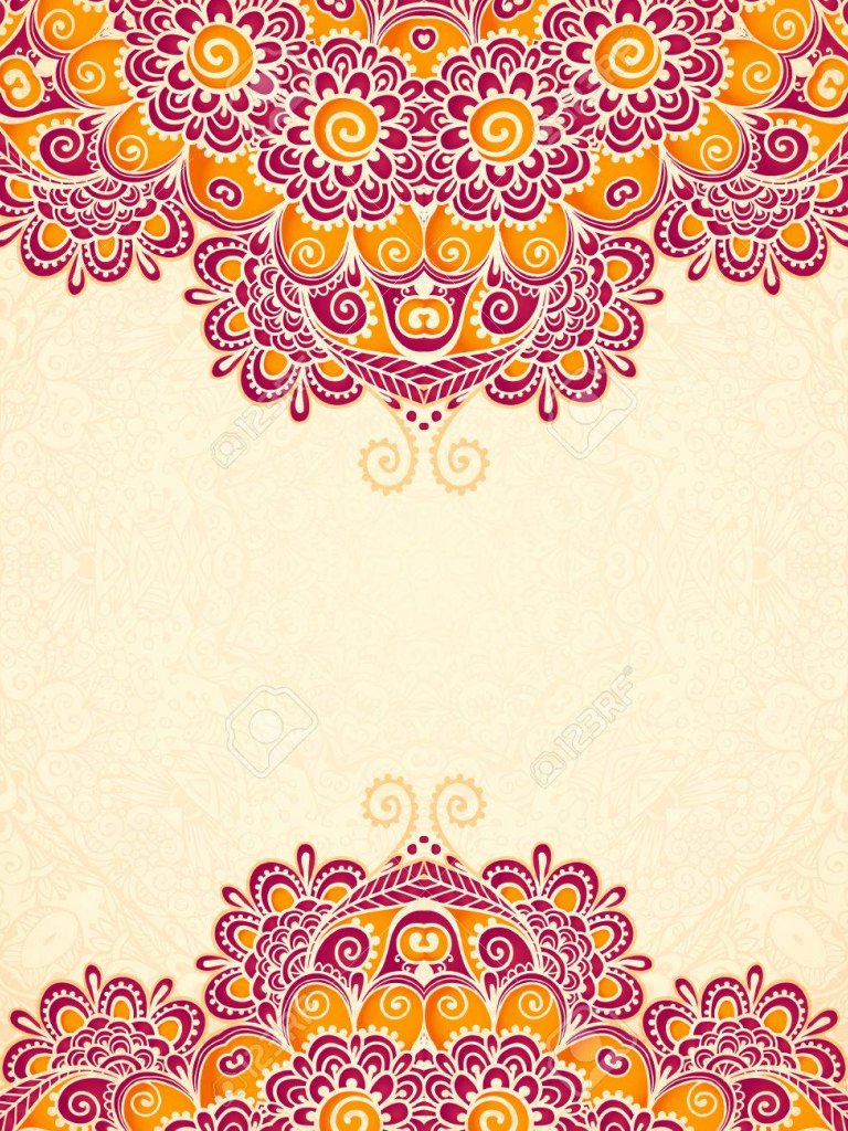 770x1030 Free download Vector Vintage Flowers Ethnic Background In Indian Mehndi Style [1300x1300] for your Desktop, Mobile & Tablet. Explore Ethnic Background. Ethnic Background, Ethnic Wallpaper for The Home, Phone