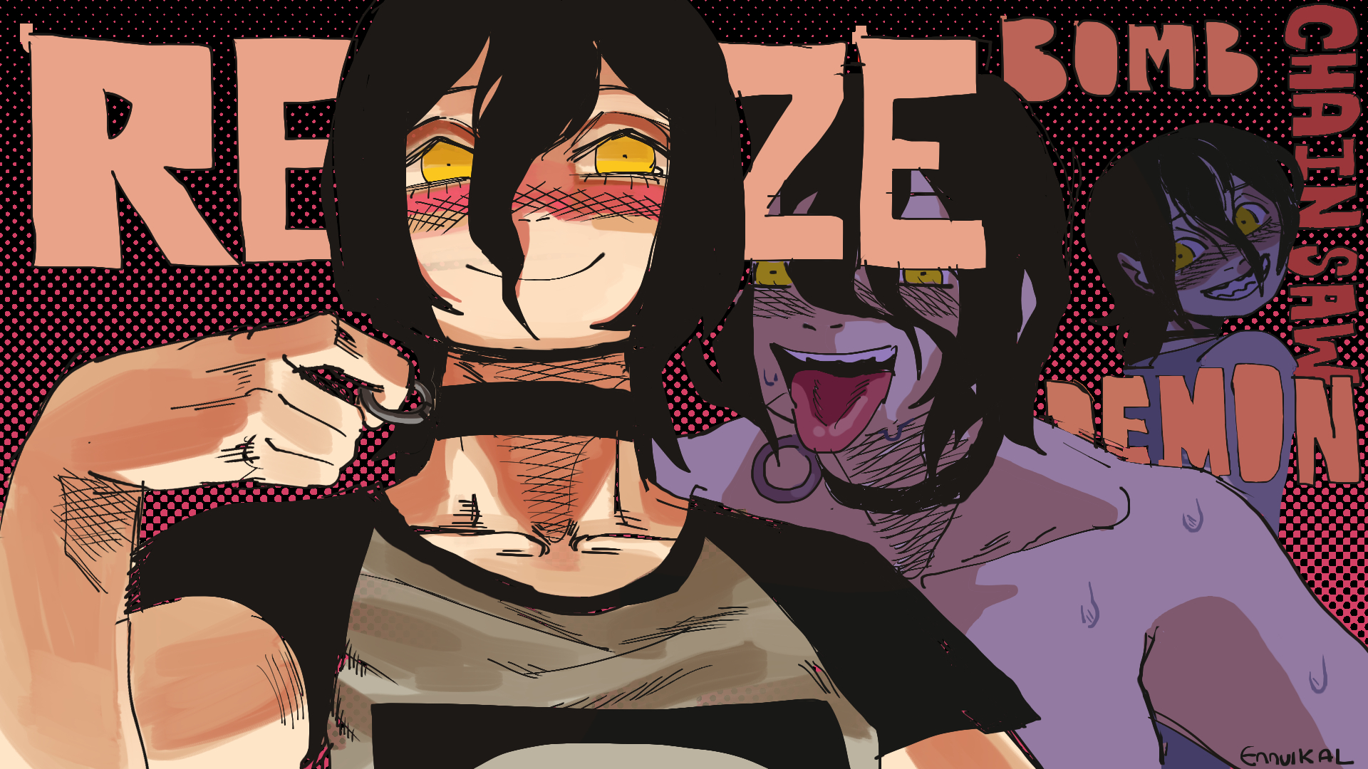 1920x1080 Reze by Ennuikal on Newgrounds, Desktop