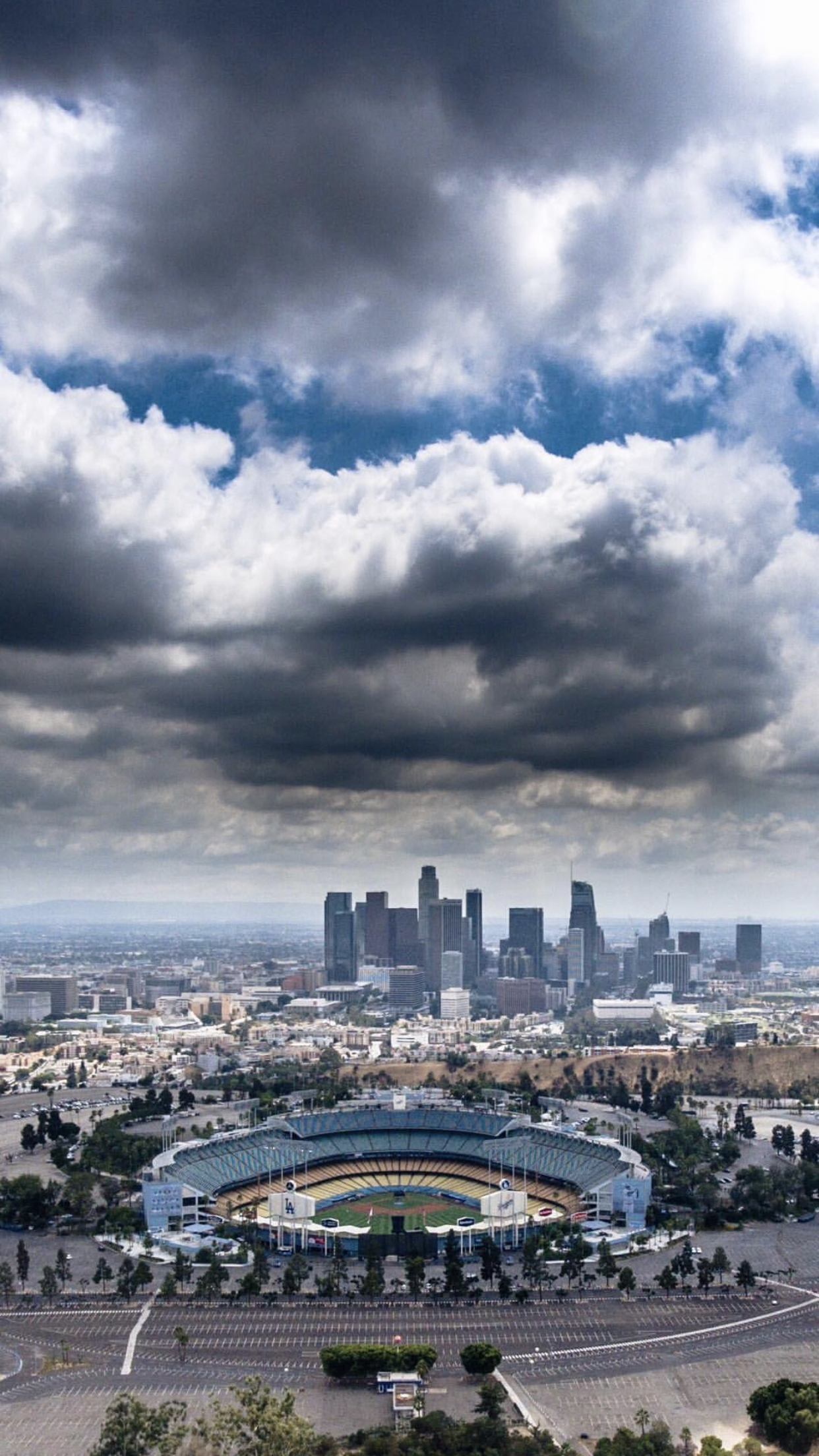 1250x2210 Dodgers Baseball / Chavez Ravine / LA Skyline / ITFDB / Wallpaper / Photo credit Instagram. Baseball wallpaper, Dodgers girl, Let's go dodgers, Phone