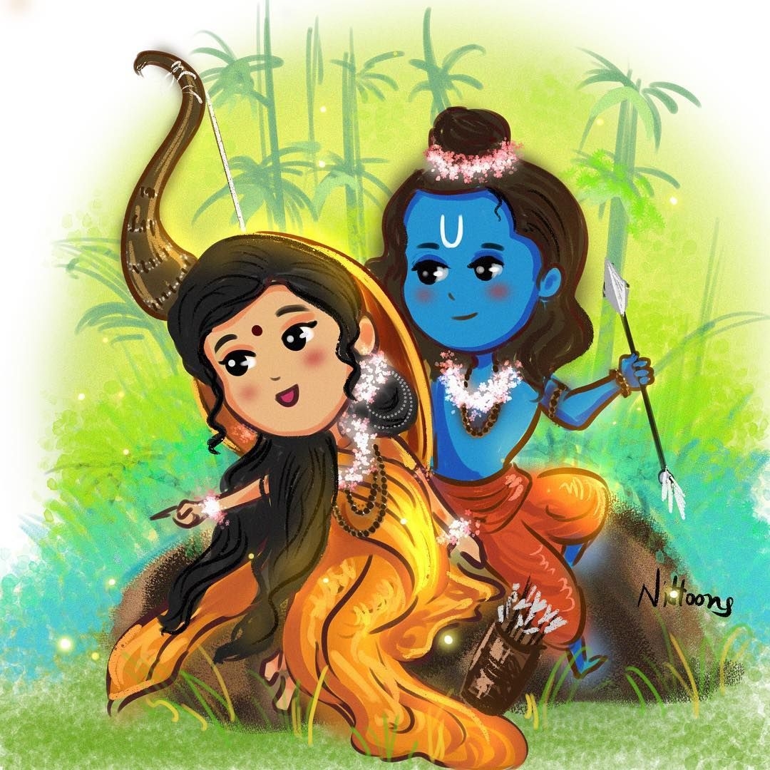 1080x1080 ram and sita. Lord rama image, Lord krishna wallpaper, Lord shiva painting, Phone