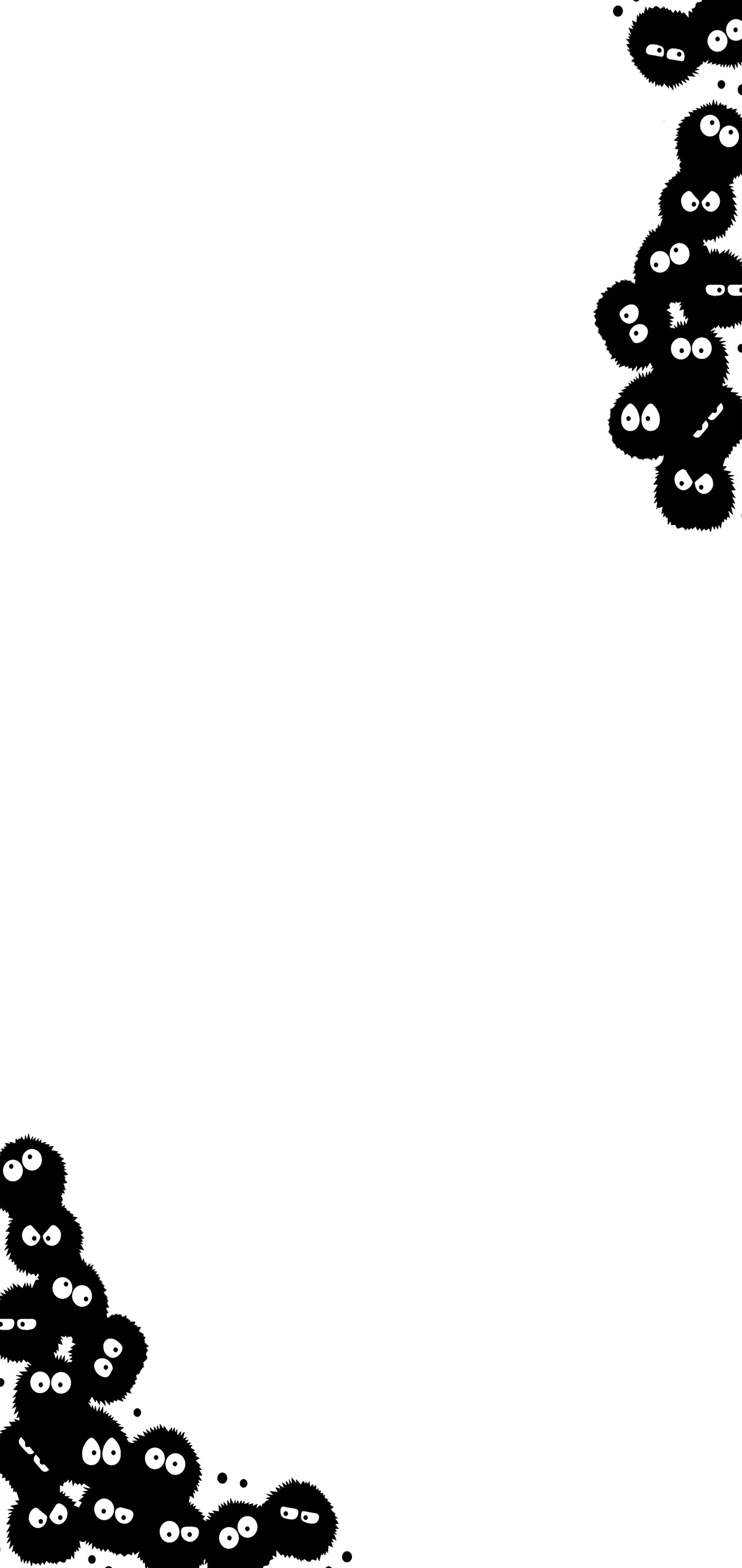 1440x3040 Soot Sprites from Spirited Away for S10, Phone