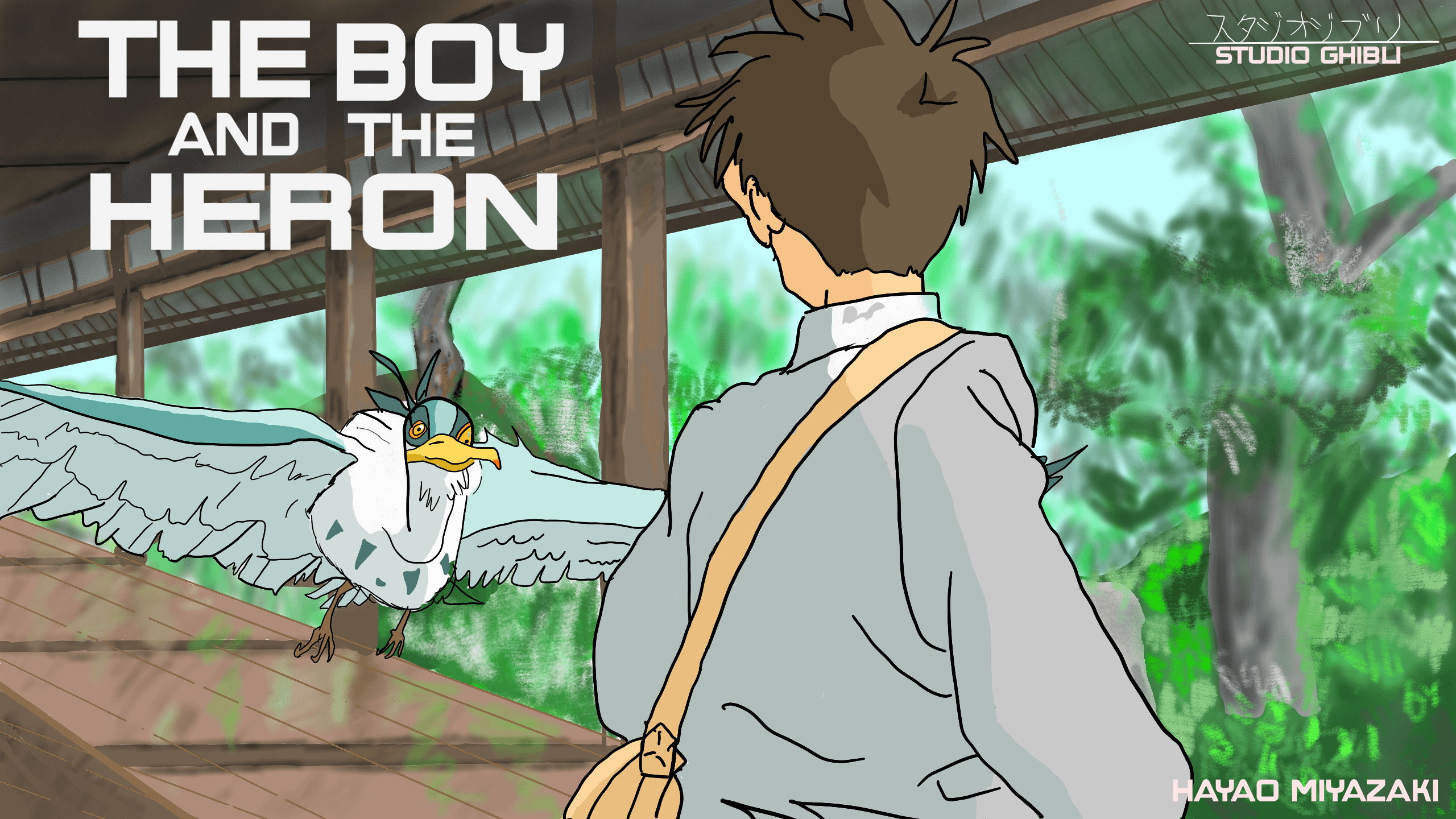 2560x1440 Boy And The Heron Wallpaper, Desktop